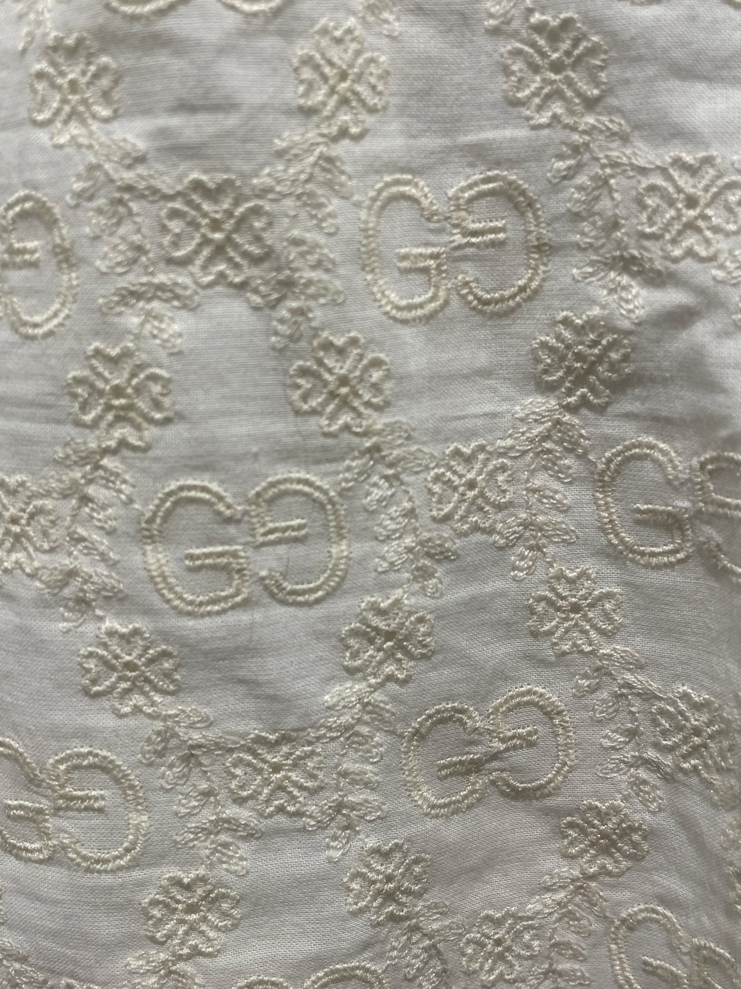 Gucci - Logo Shorts - broderie anglaise - Medinas Wardrobe - XS