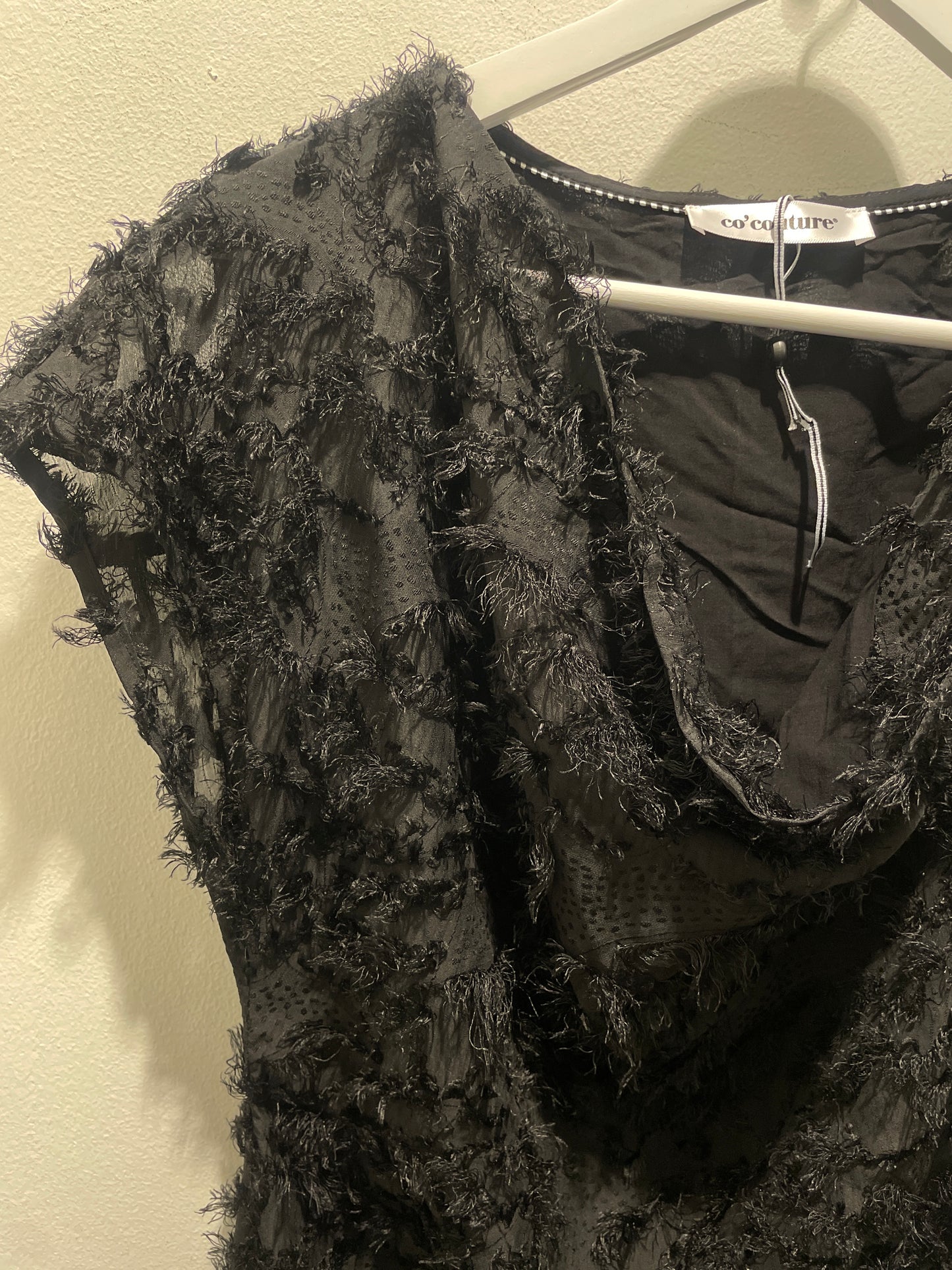 Co'couture Textured Cowl-Neck Maxi Dress – Size EU 36