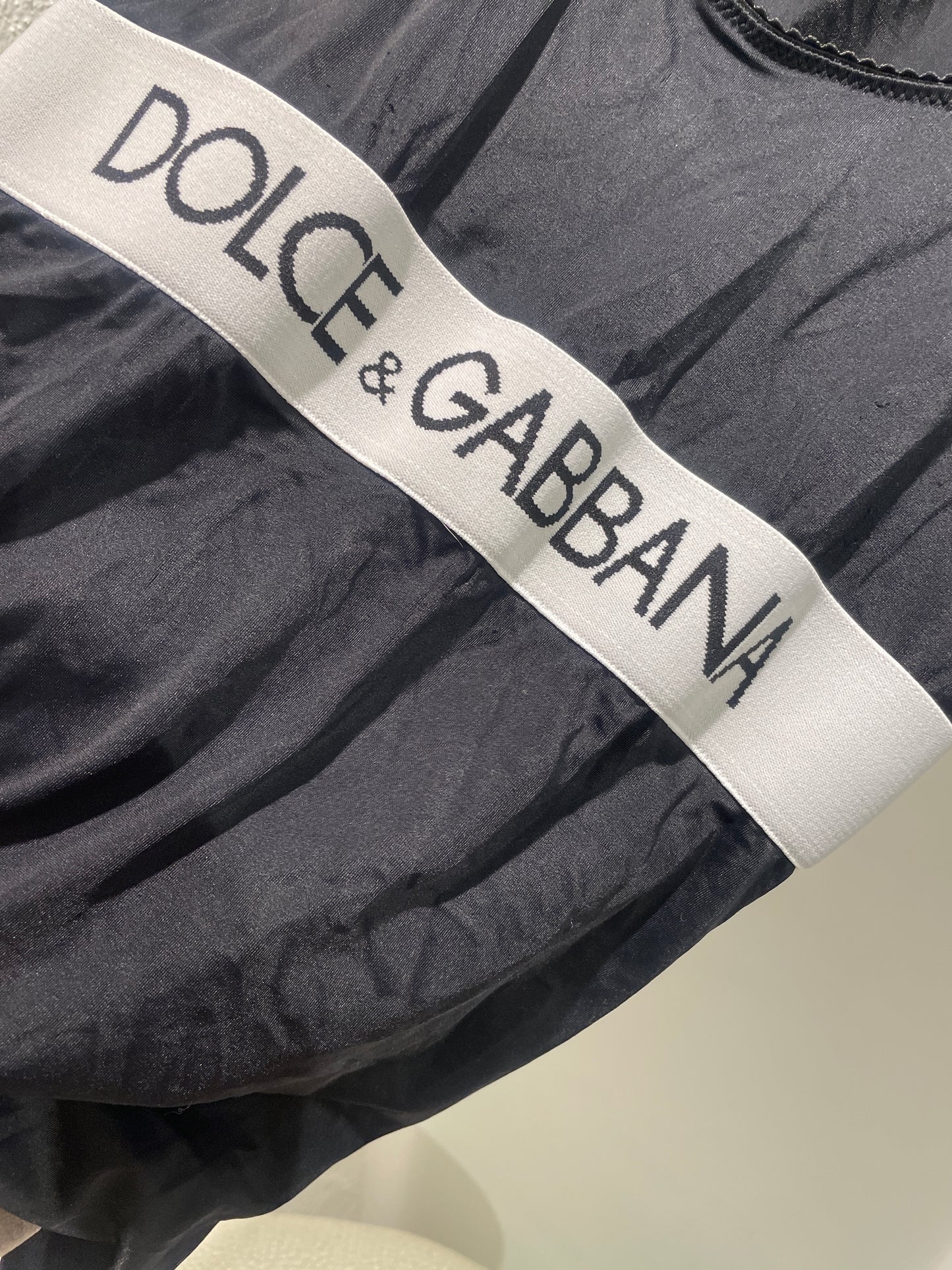 Dolce & Gabbana stretcable logo top - XS/S