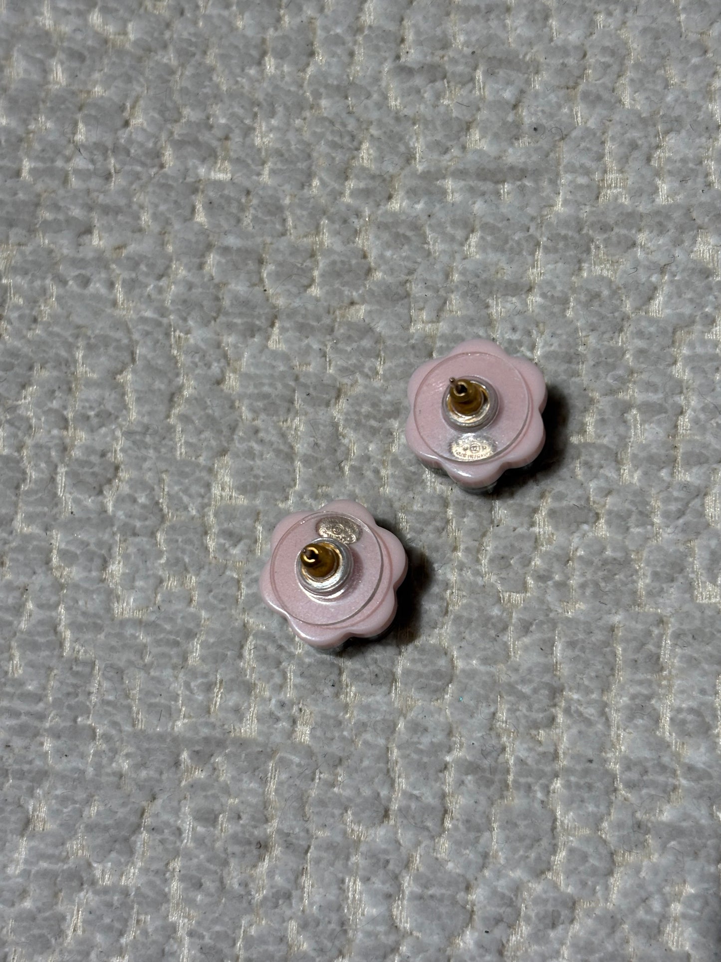Chanel Earrings - Camelia Symbol with Logo
