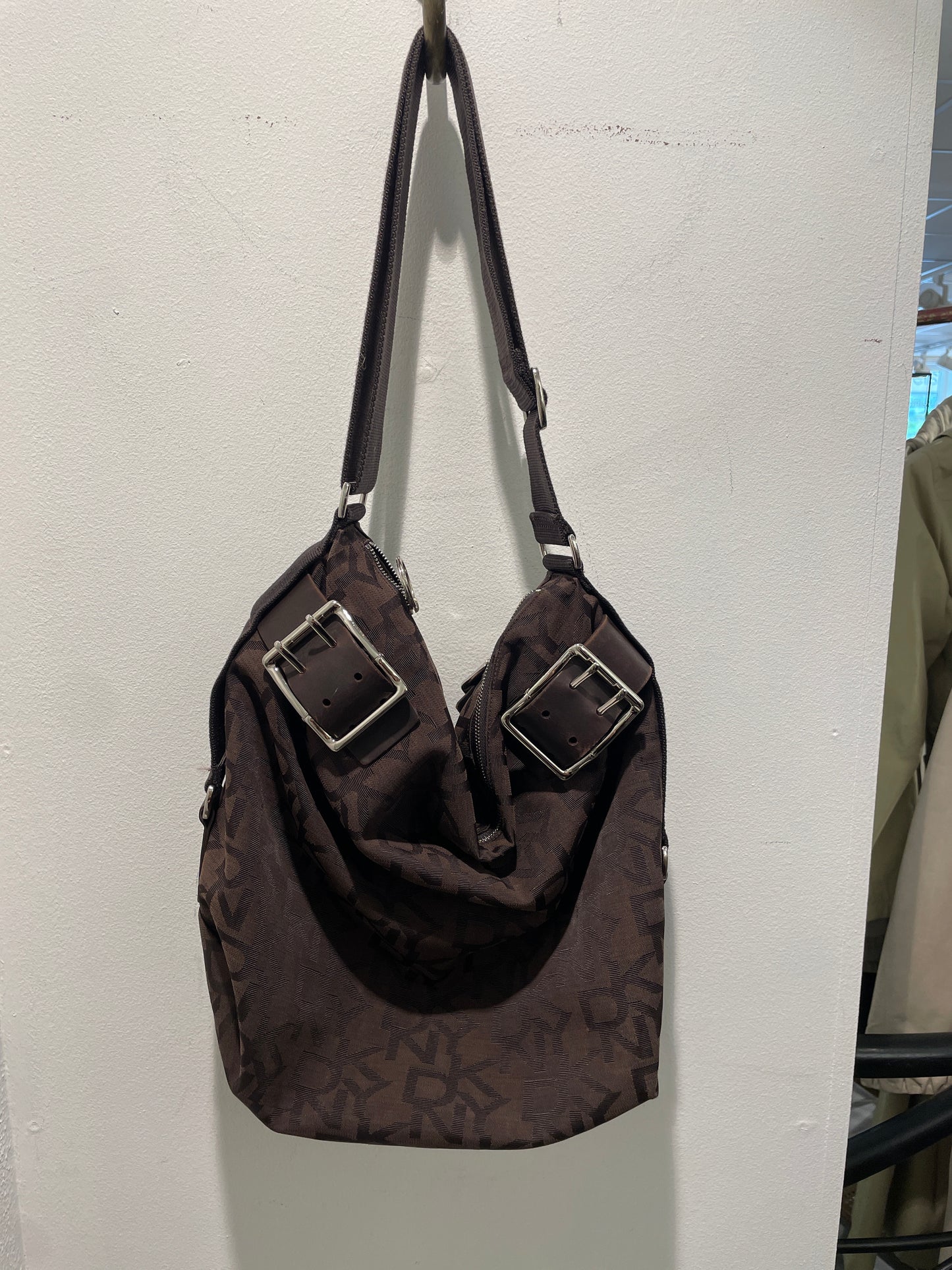 Donna Karan New York Monogram Hobo Tote Bag - 48 x 36 x 18 cm
