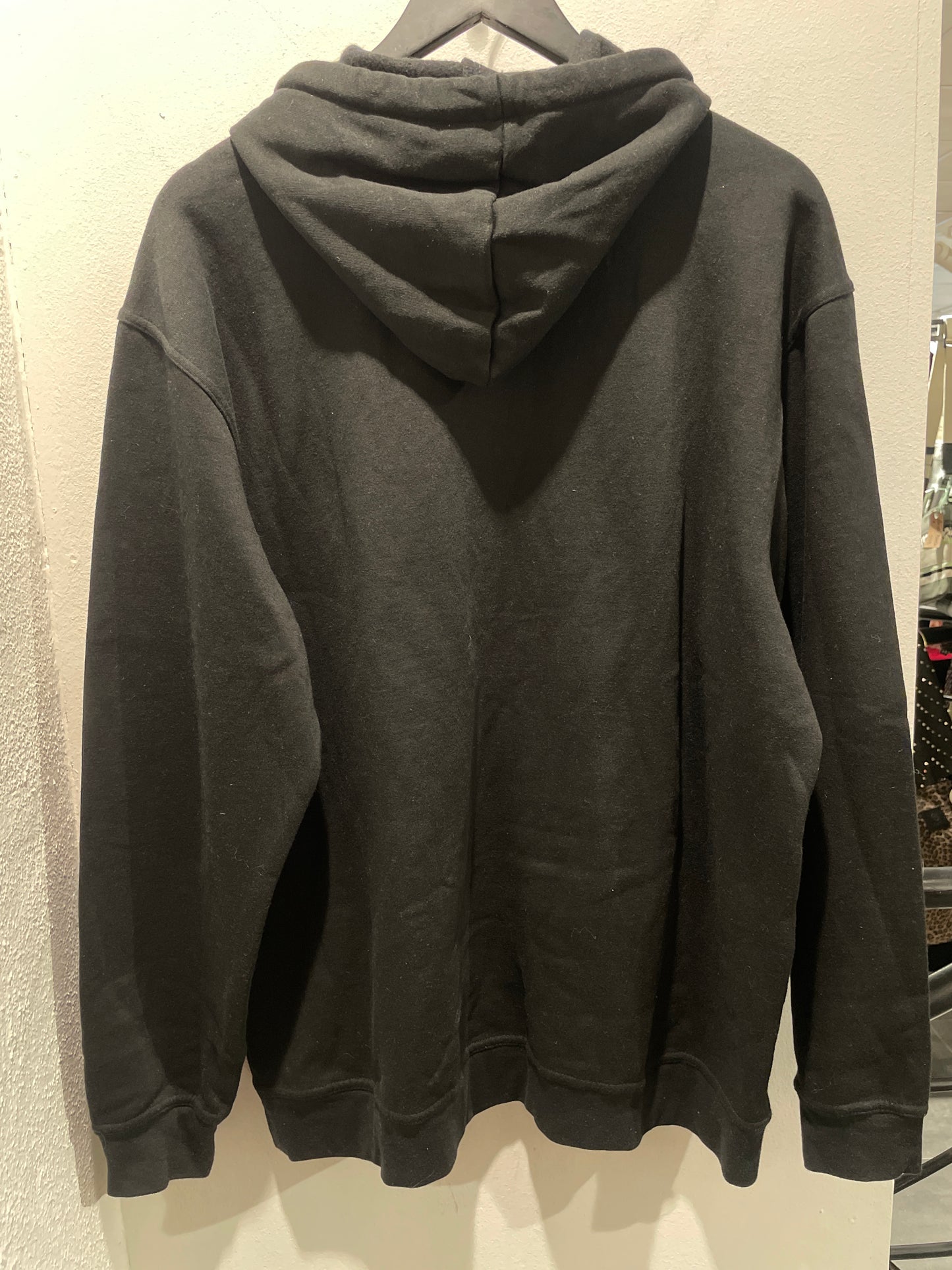 KUN FOR MIG - Hoodie - Black w. white - Medinas Wardrobe - XL