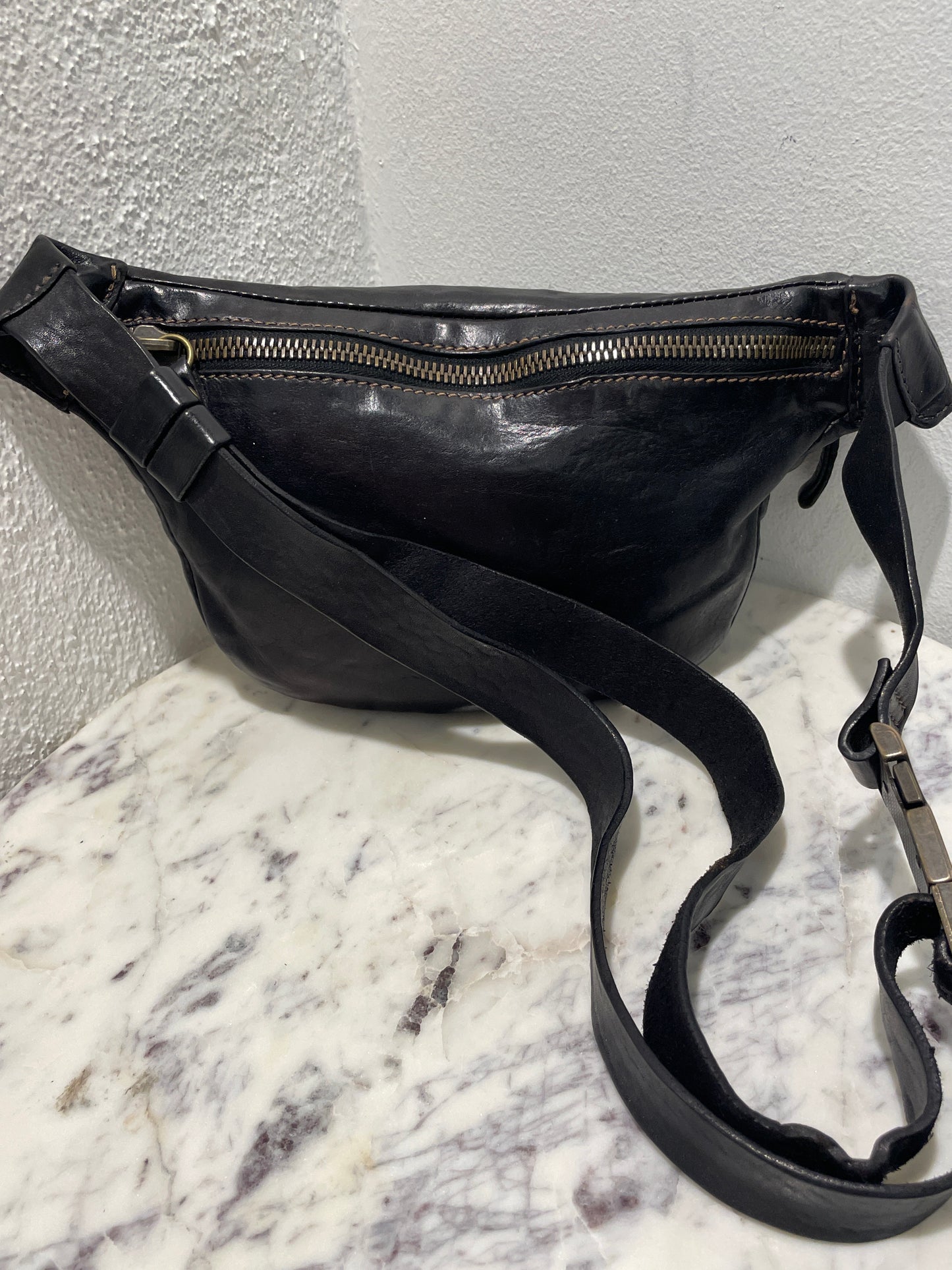 Campomaggi Leather Belt Bag – One Size / Dark Brown