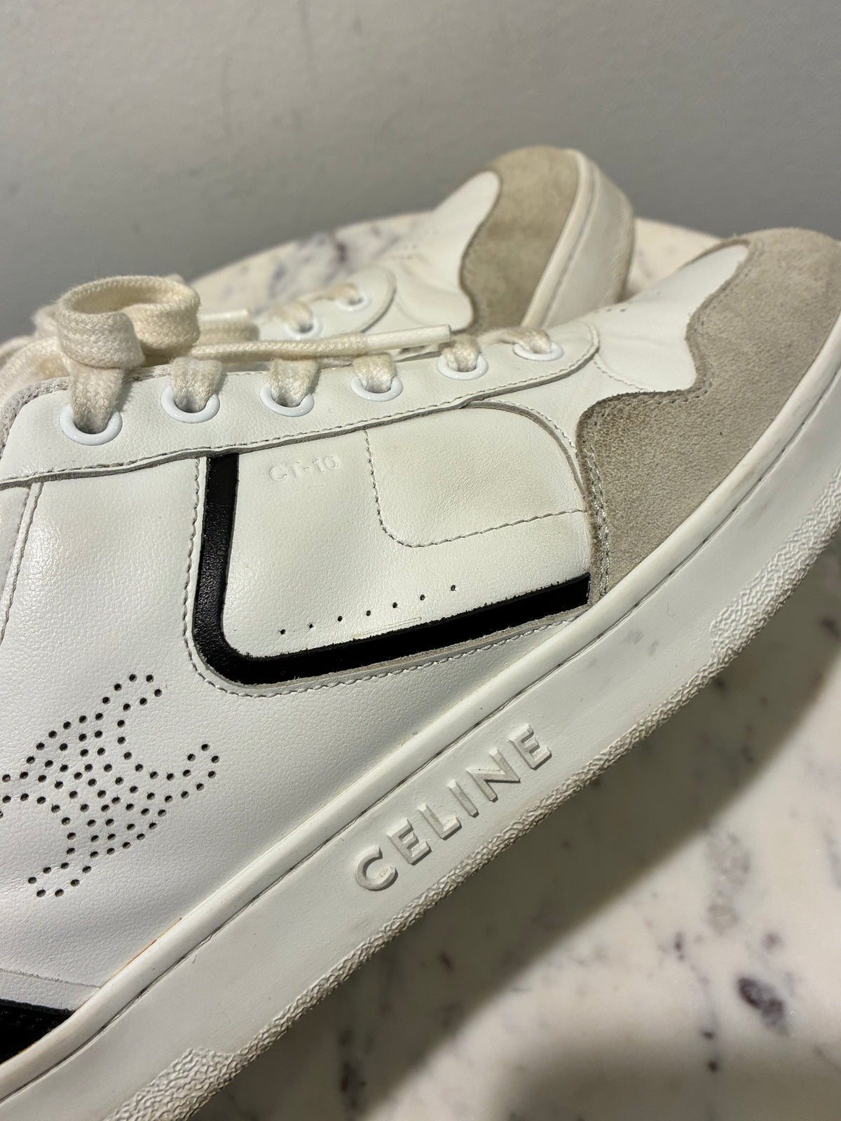 Celine Sneakers  – Classic with Logo - Size 39