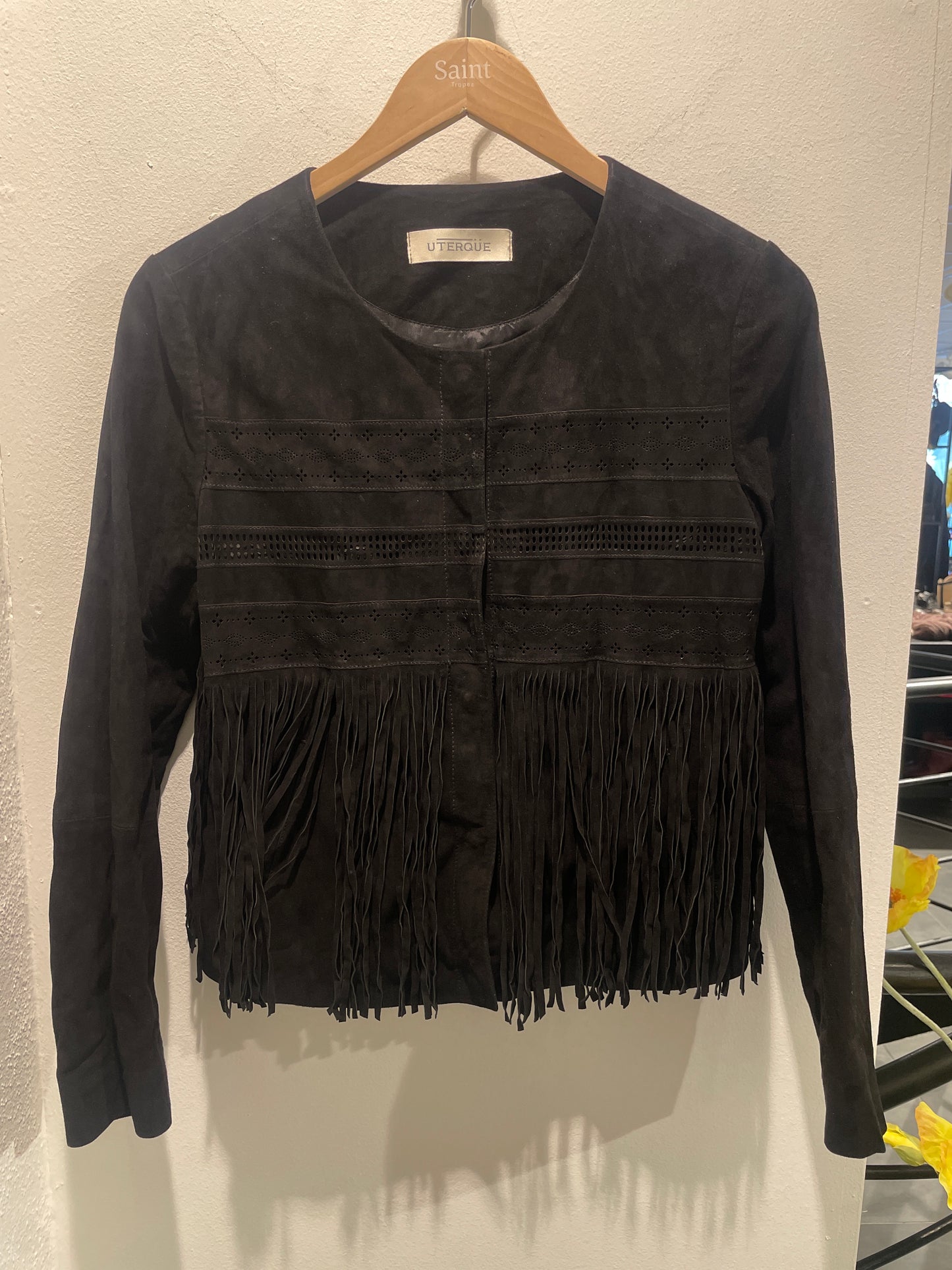 Uterque - suede jacket  - S