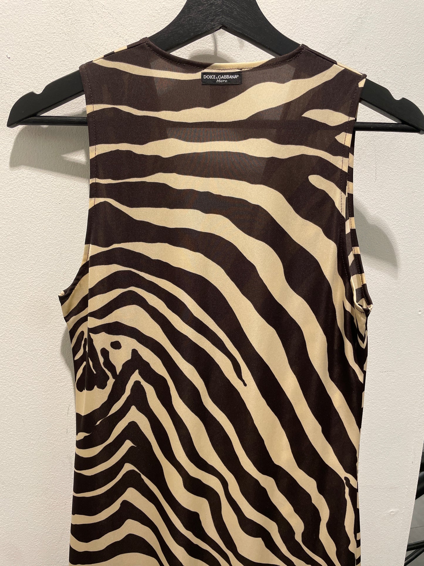 Dolce & Gabbana Zebra Print Maxi Dress – IT 46 - XL