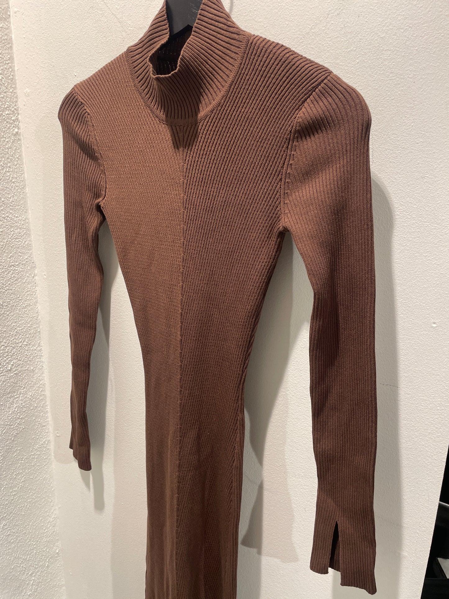 Sundarbay - Knitted Rib-Dress - brown - S - Medinas Wardrobe
