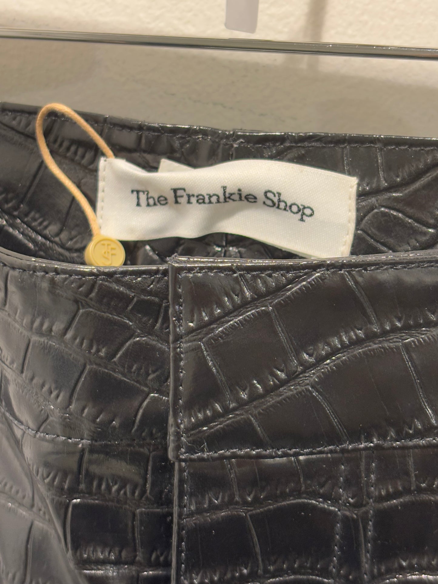 The Frankie Shop - Croco Vegan Leather Pants - Medinas Wardrobe