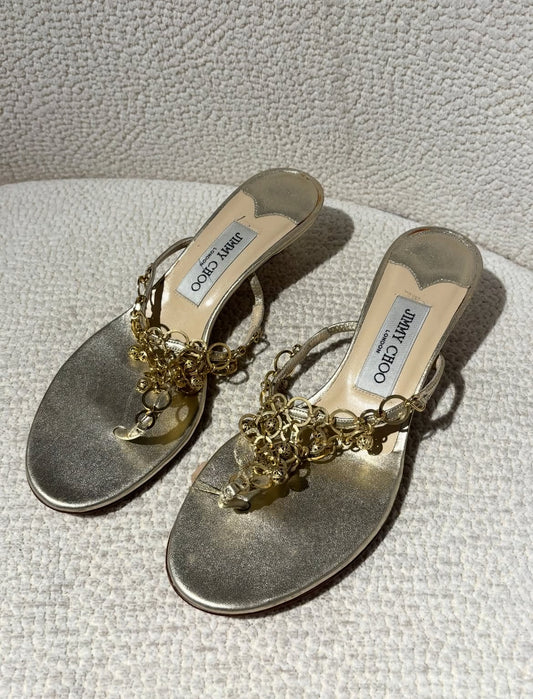 Jimmy Choo sandals Gold - EU 38