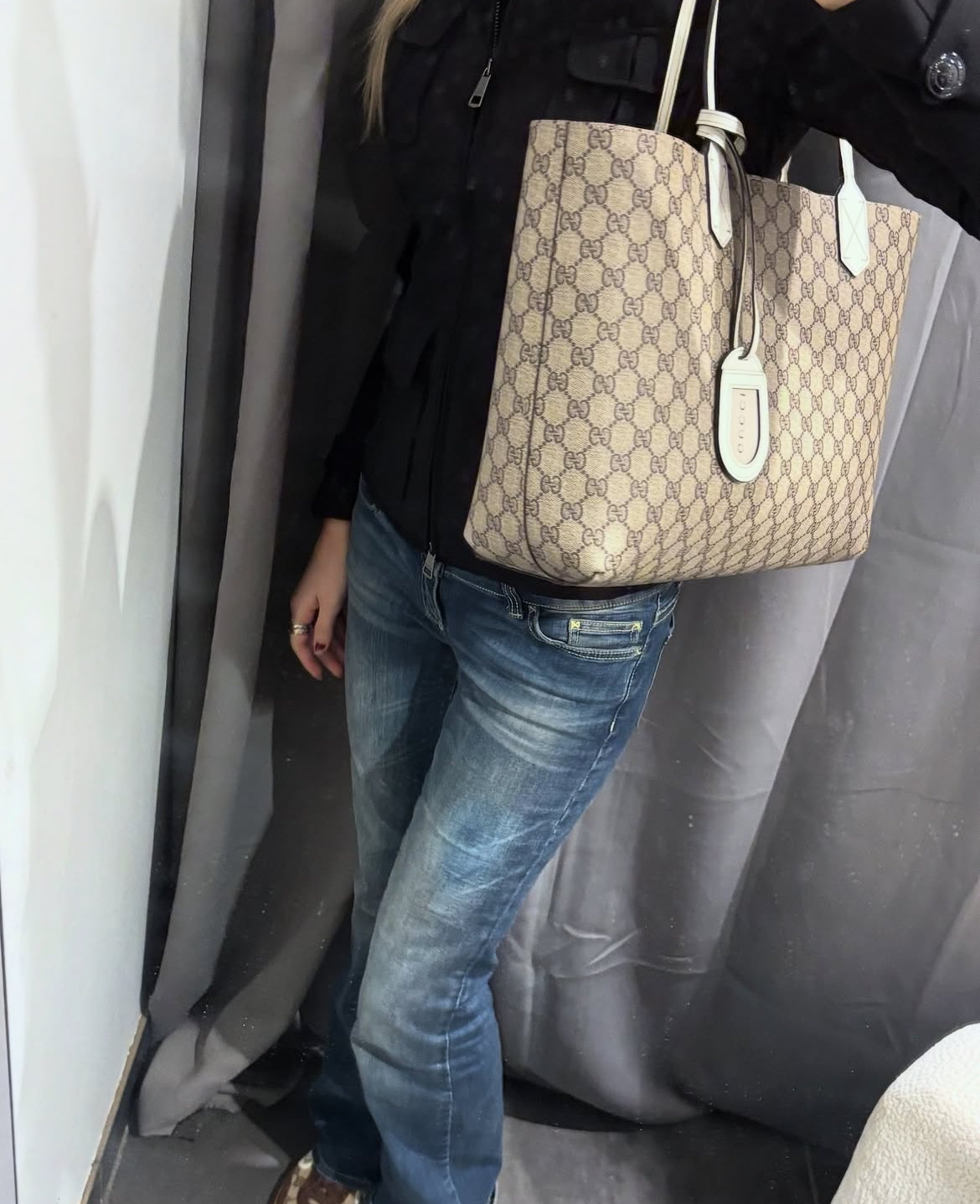 Gucci Tote - Reversible - with GG monograms