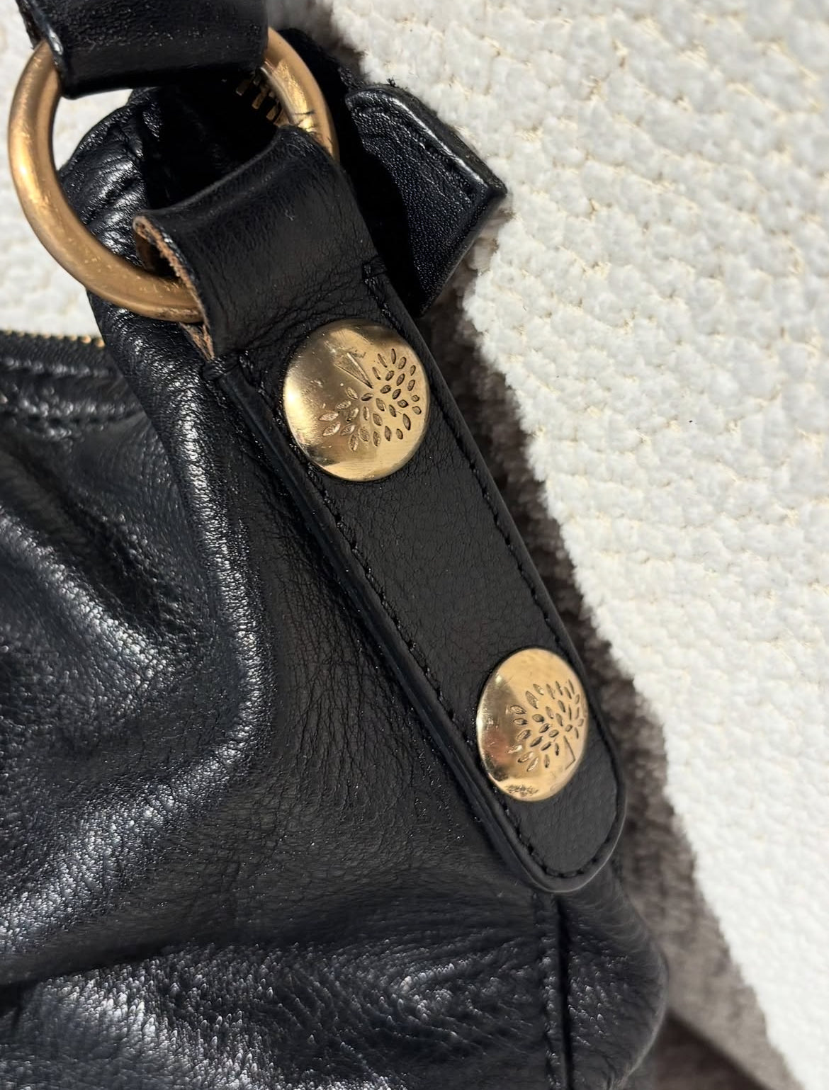 Mulberry - Black Calfskin & Gold Hardware