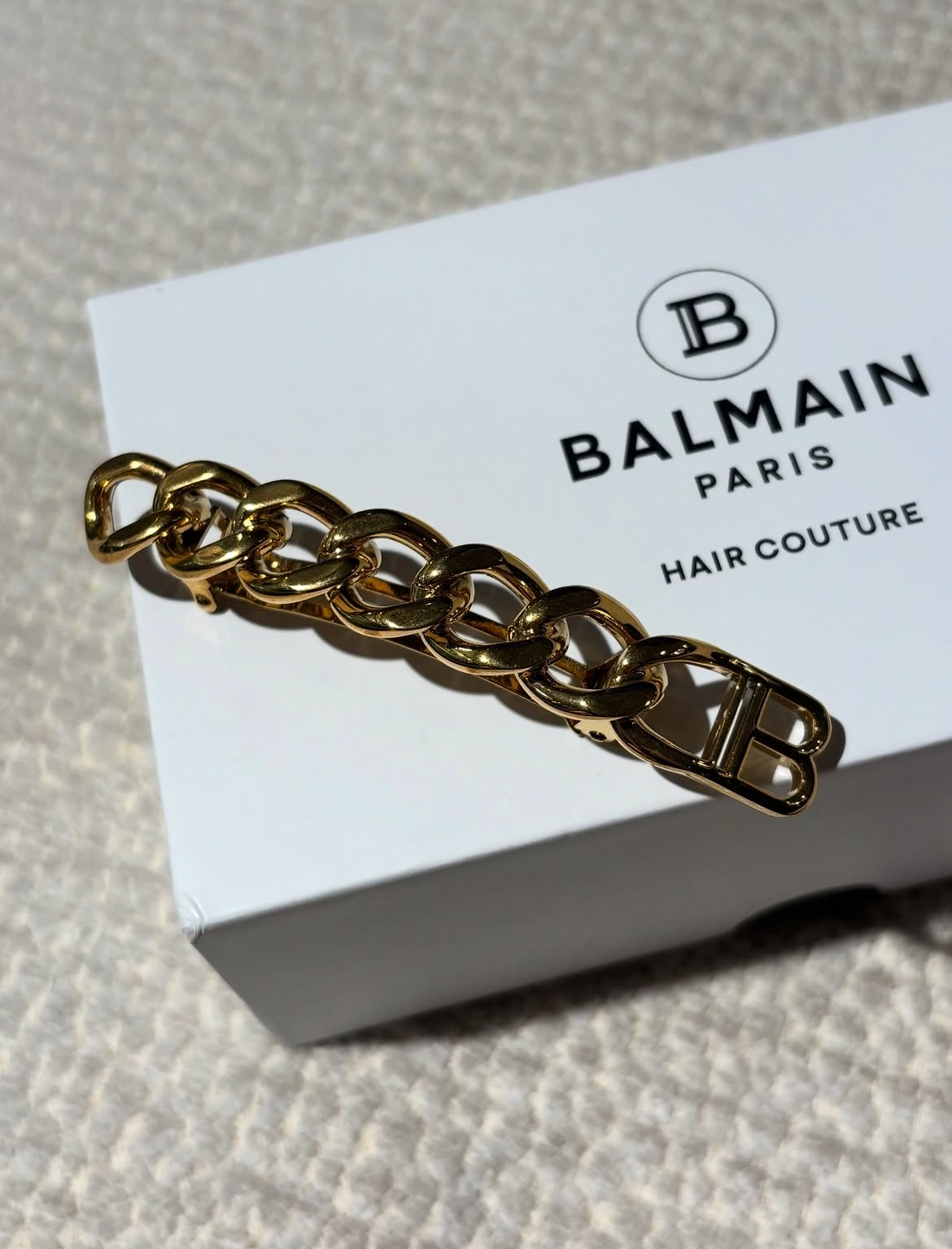 Balmain Hair Clip - 18 Carat Gold Plated
