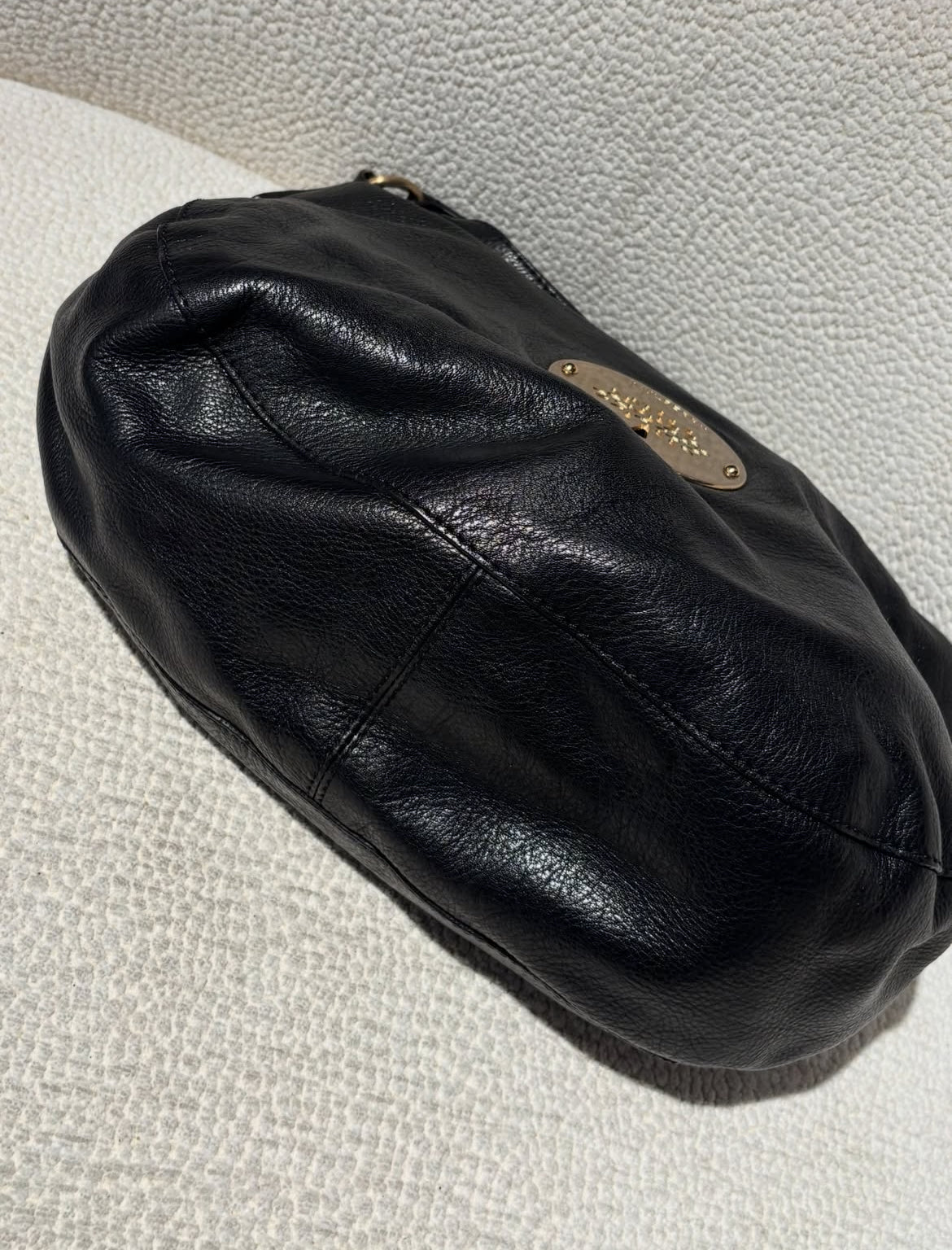 Mulberry - Black Calfskin & Gold Hardware
