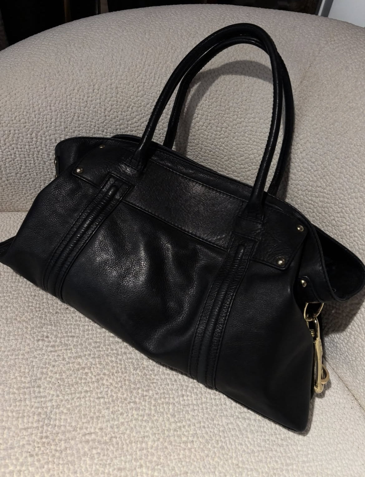 Mulberry - Black Calfskin & Gold Hardware