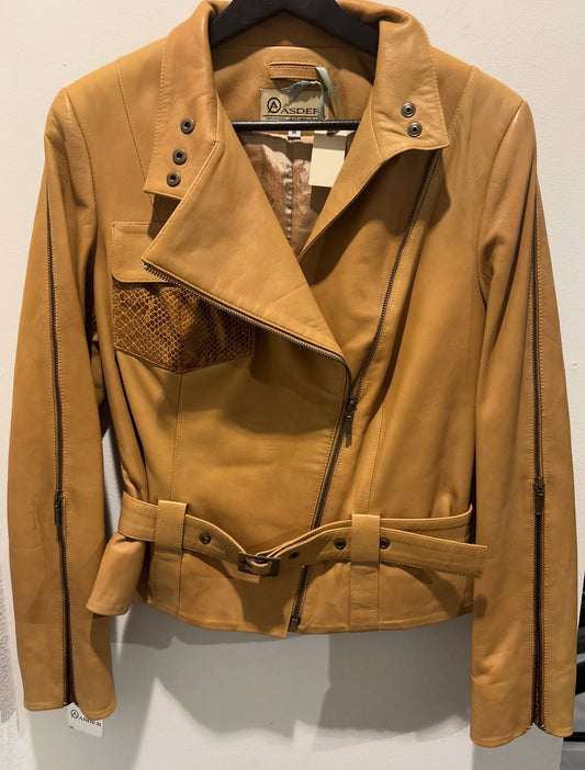 Genuine leather jacket - new w. tags - M