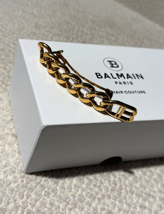 Balmain Hair Clip - 18 Carat Gold Plated
