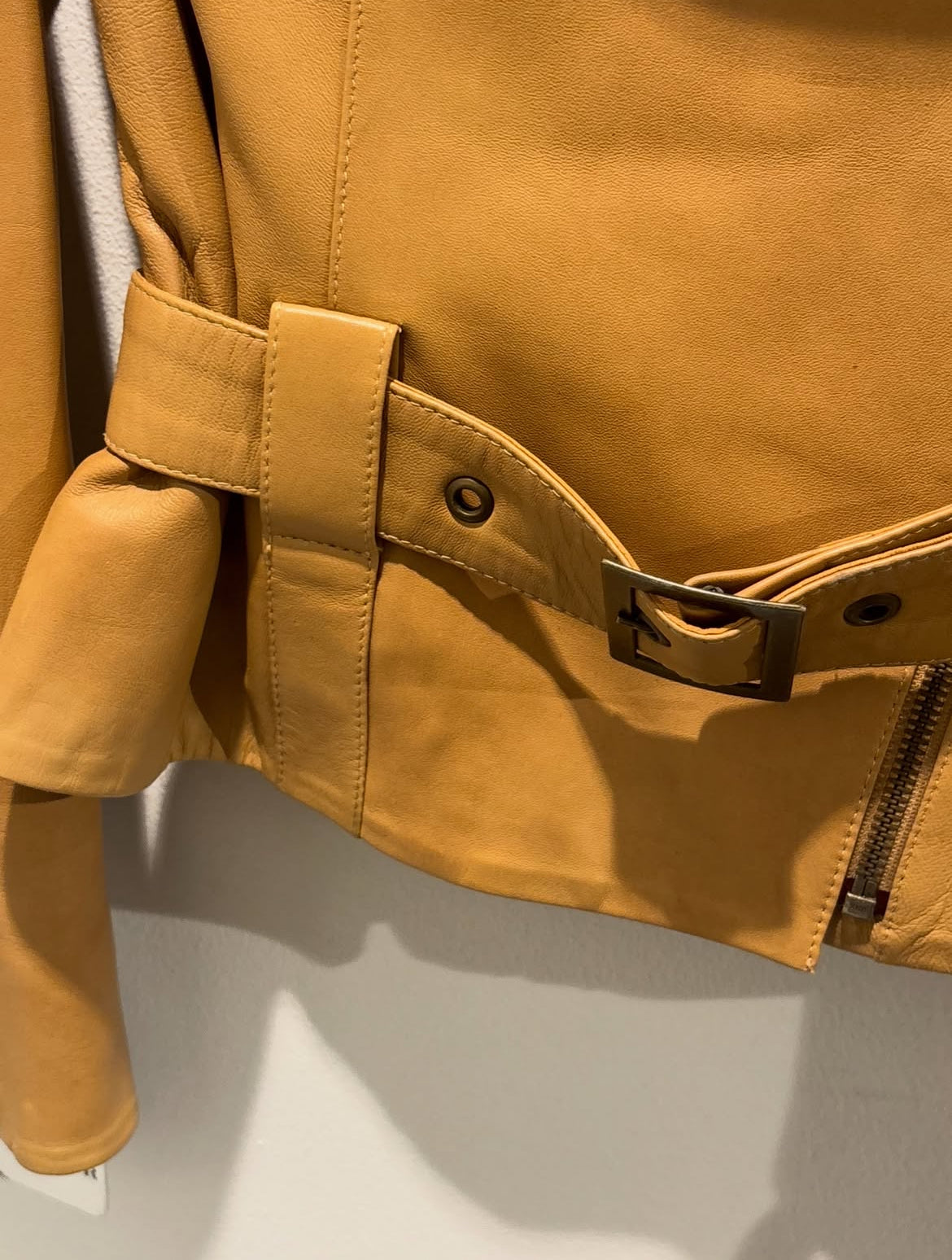 Genuine leather jacket - new w. tags - M