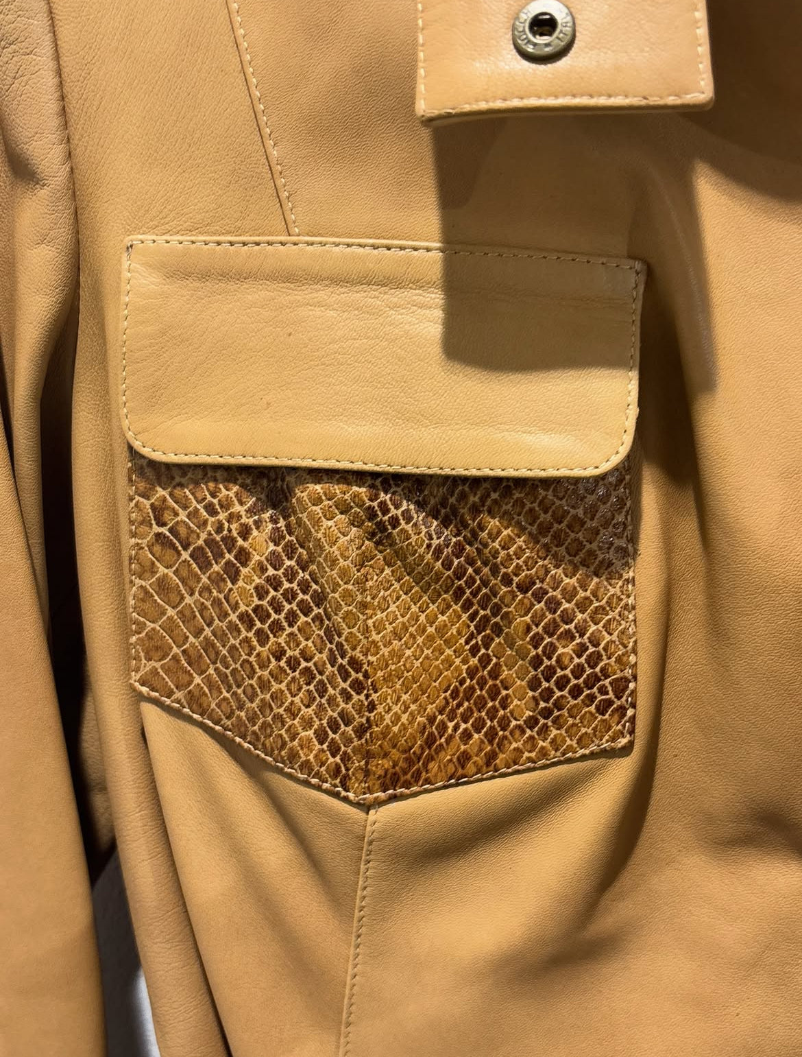 Genuine leather jacket - new w. tags - M