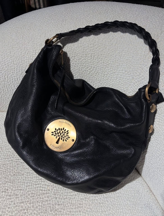 Mulberry - Black Calfskin & Gold Hardware