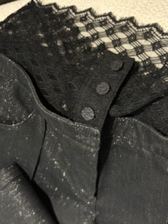Chanel Jeans – Black Denim & lace - EU