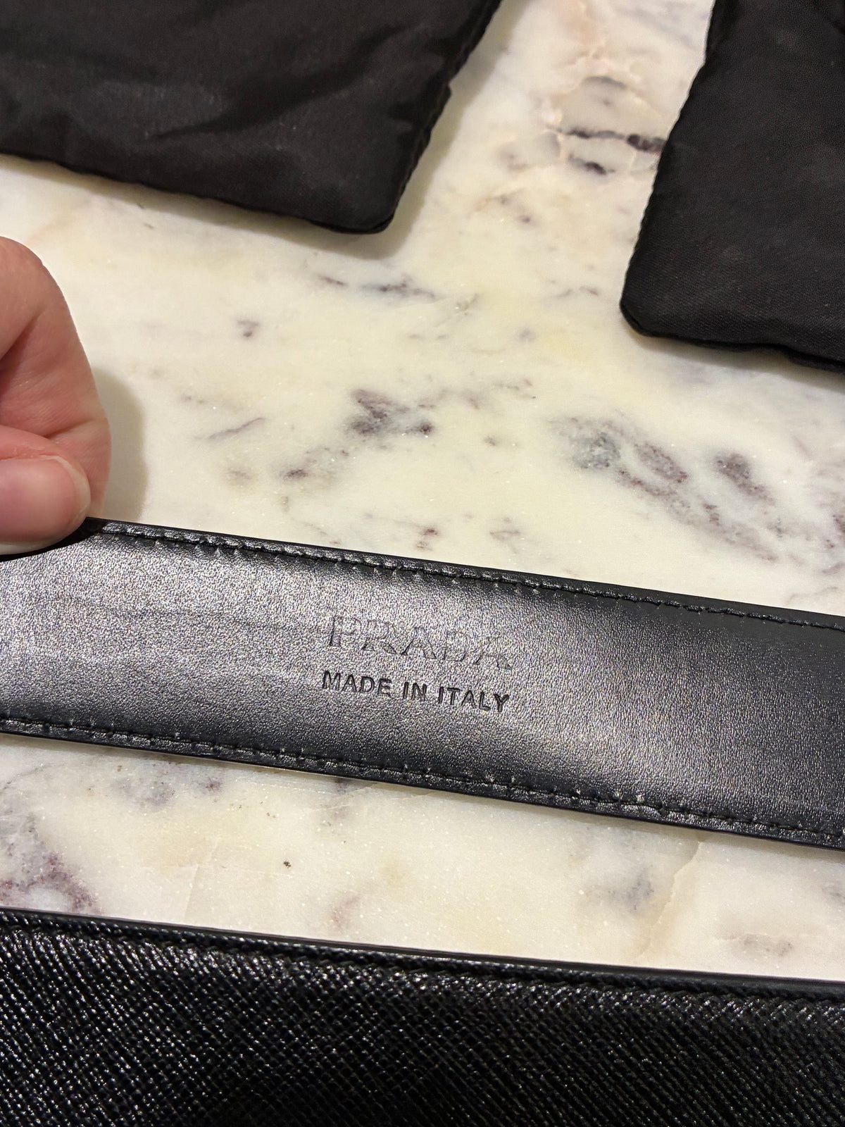 Prada Tessuto Nylon Belt Bag – Black - 100cm