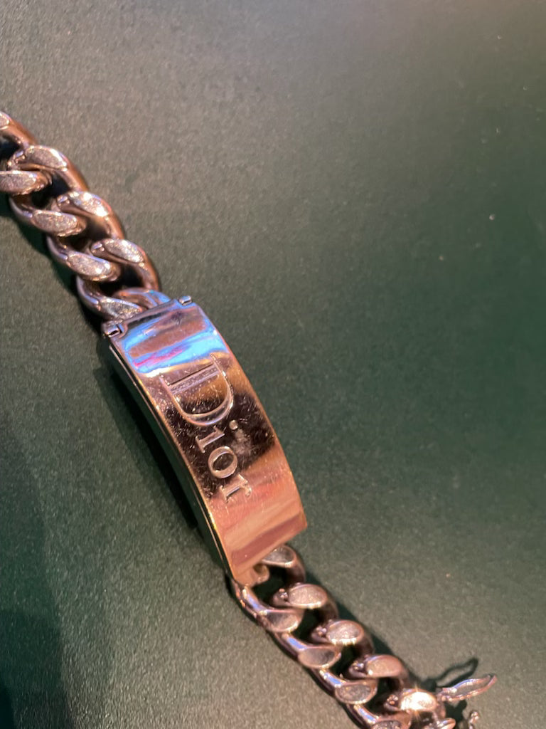 Dior - Pre-loved armbånd - sølv/stål