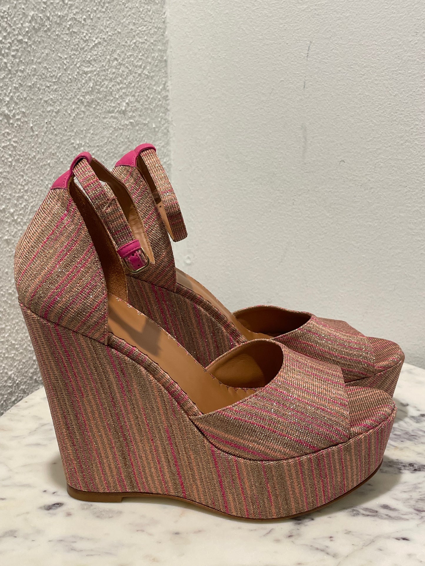 Missoni - Metallic Zigzag Wedges - 39