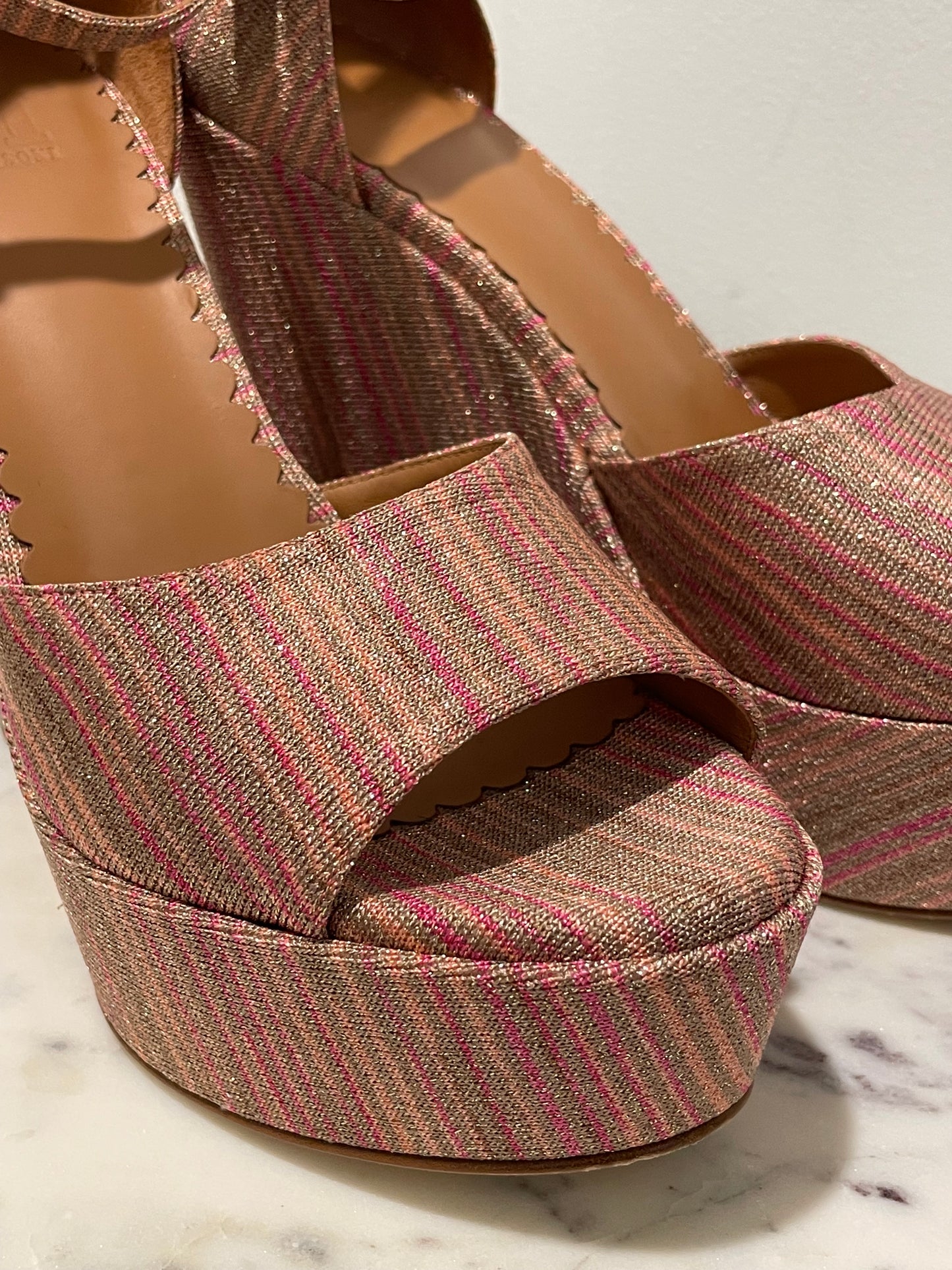 Missoni - Metallic Zigzag Wedges - 39