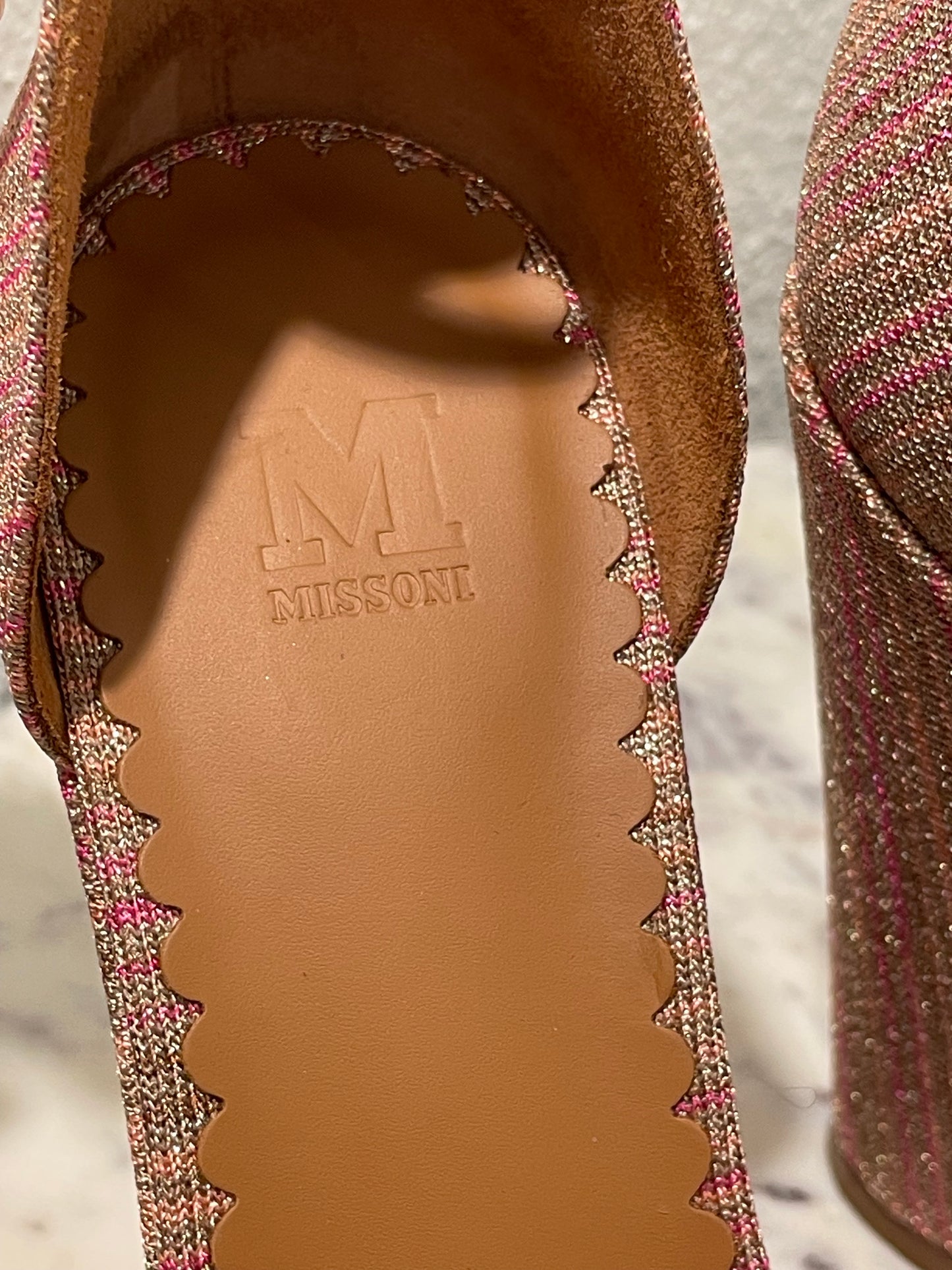 Missoni - Metallic Zigzag Wedges - 39