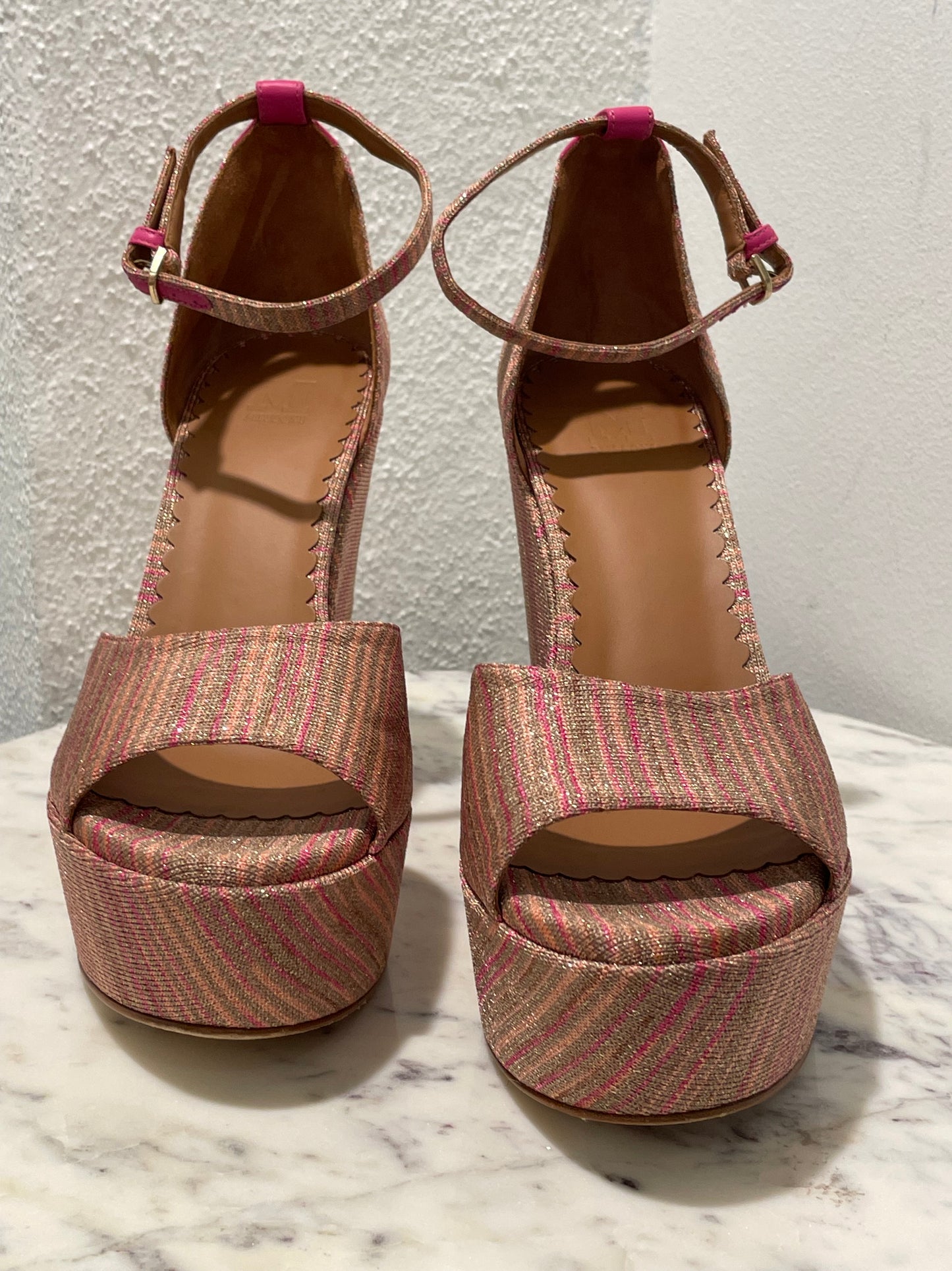 Missoni - Metallic Zigzag Wedges - 39