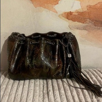 Chanel taske i ægte Python