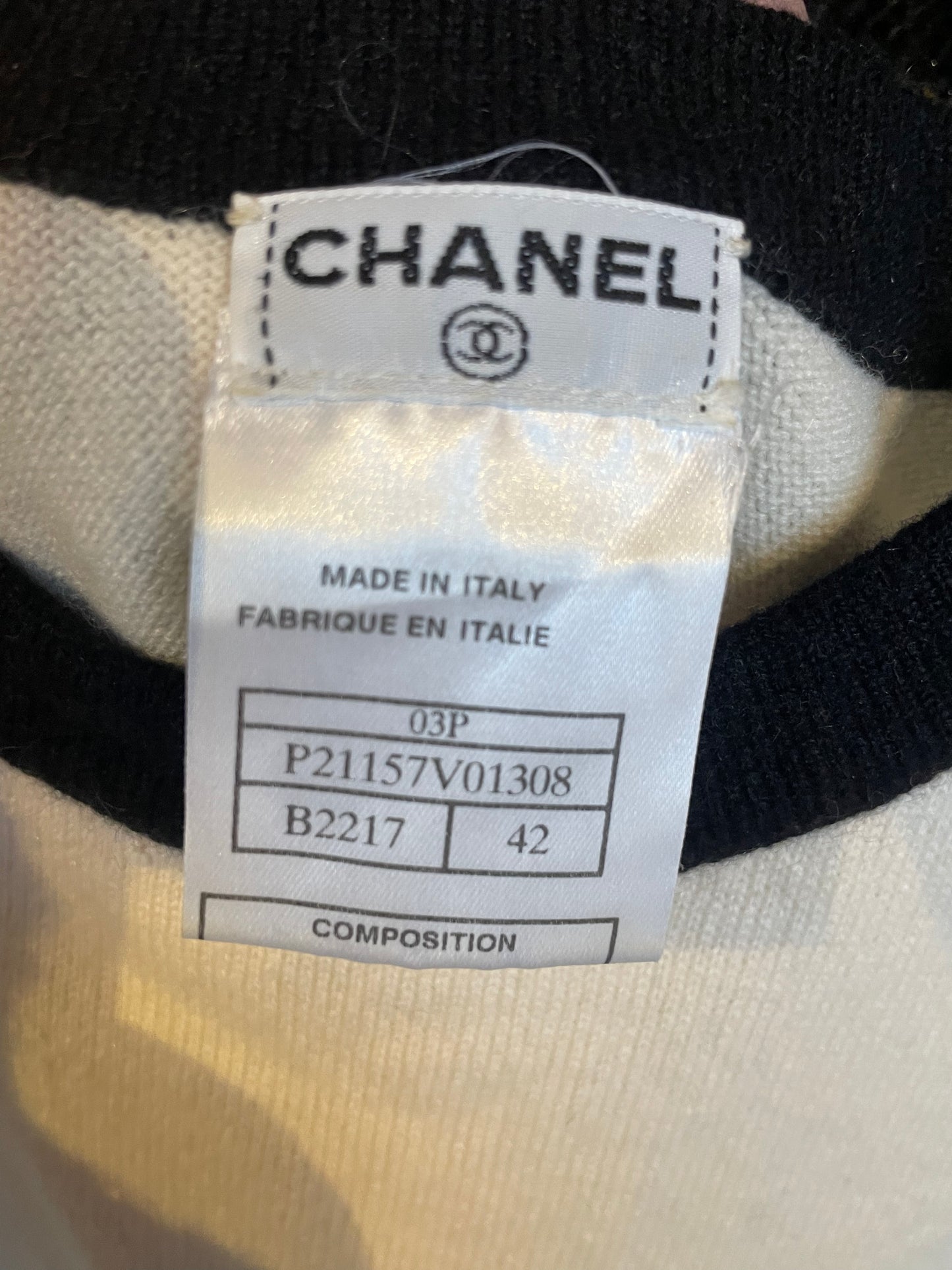 Chanel - Cashmere top