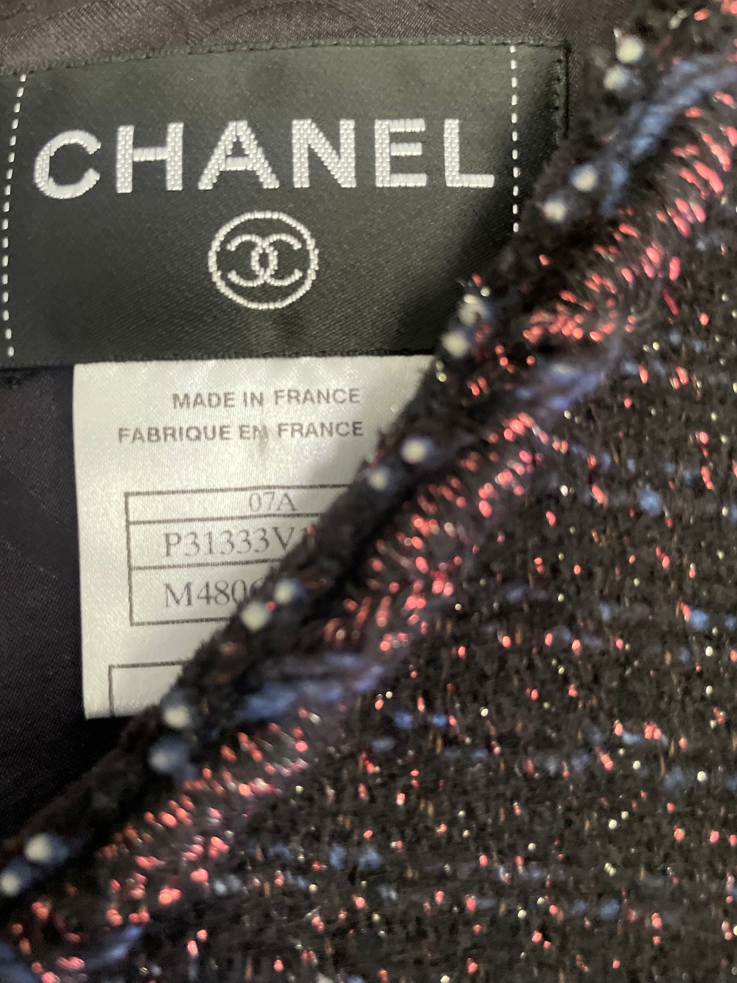 Chanel - Kjole - Tweed m. uld, cashmere