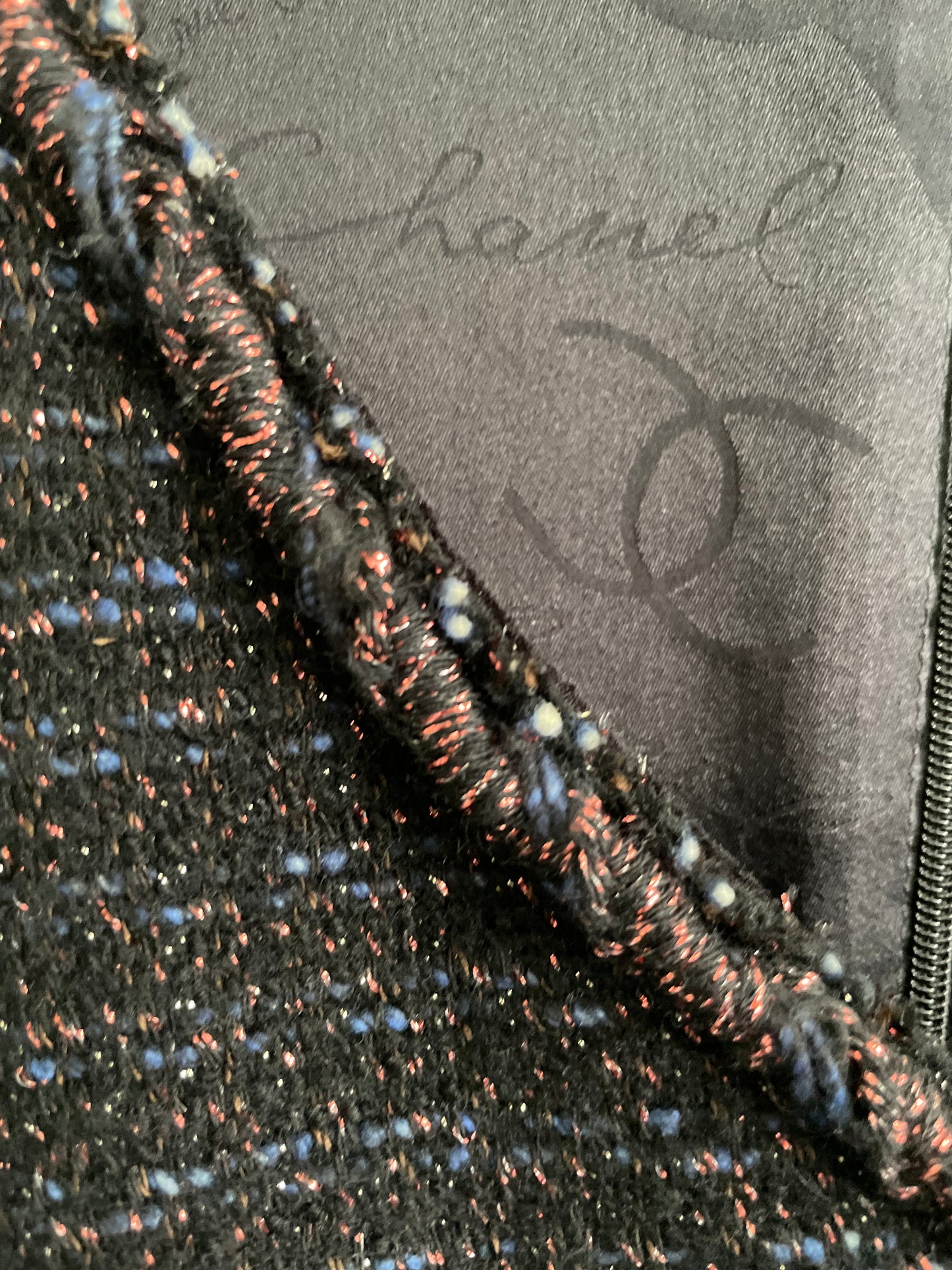 Chanel - Kjole - Tweed m. uld, cashmere