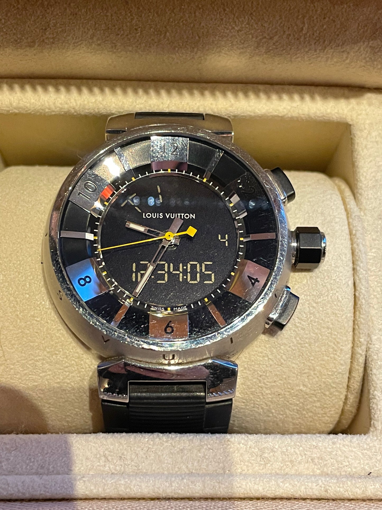 Louis Vuitton ur - Tambour - Q118F Quartzk