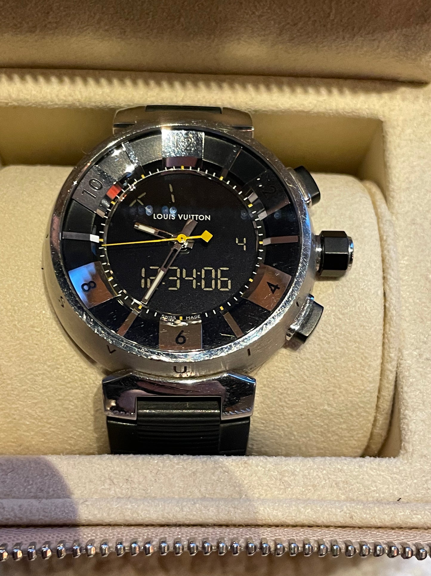 Louis Vuitton ur - Tambour - Q118F Quartzk