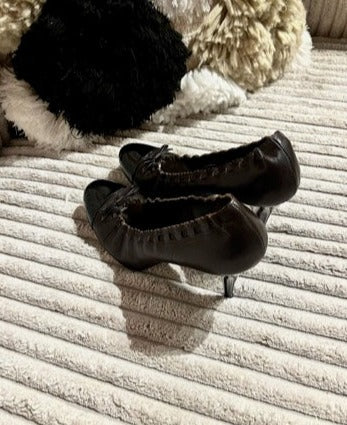 Chanel - Cambon heels med elastisk fod og CC logo