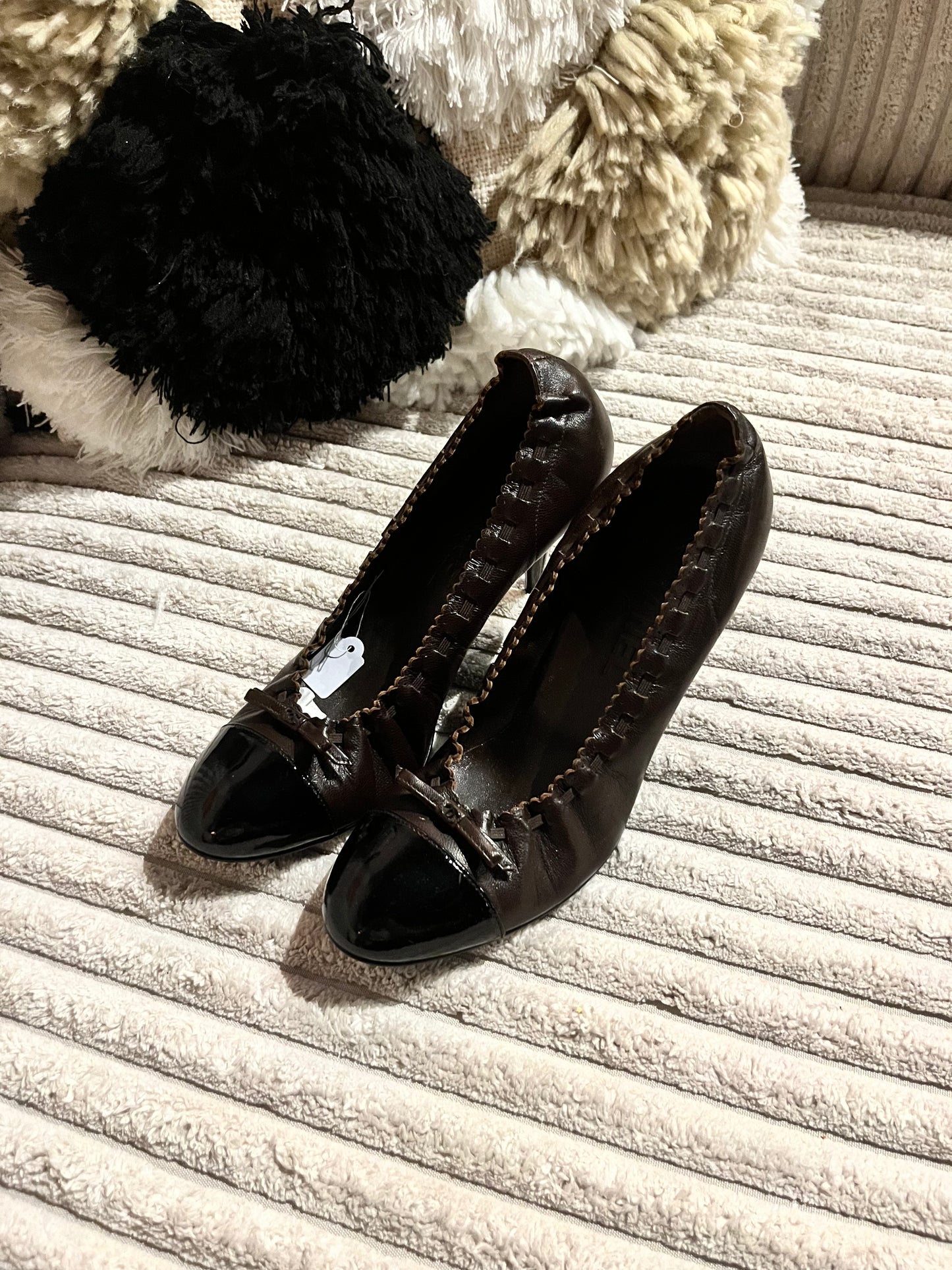 Chanel - Cambon heels med elastisk fod og CC logo