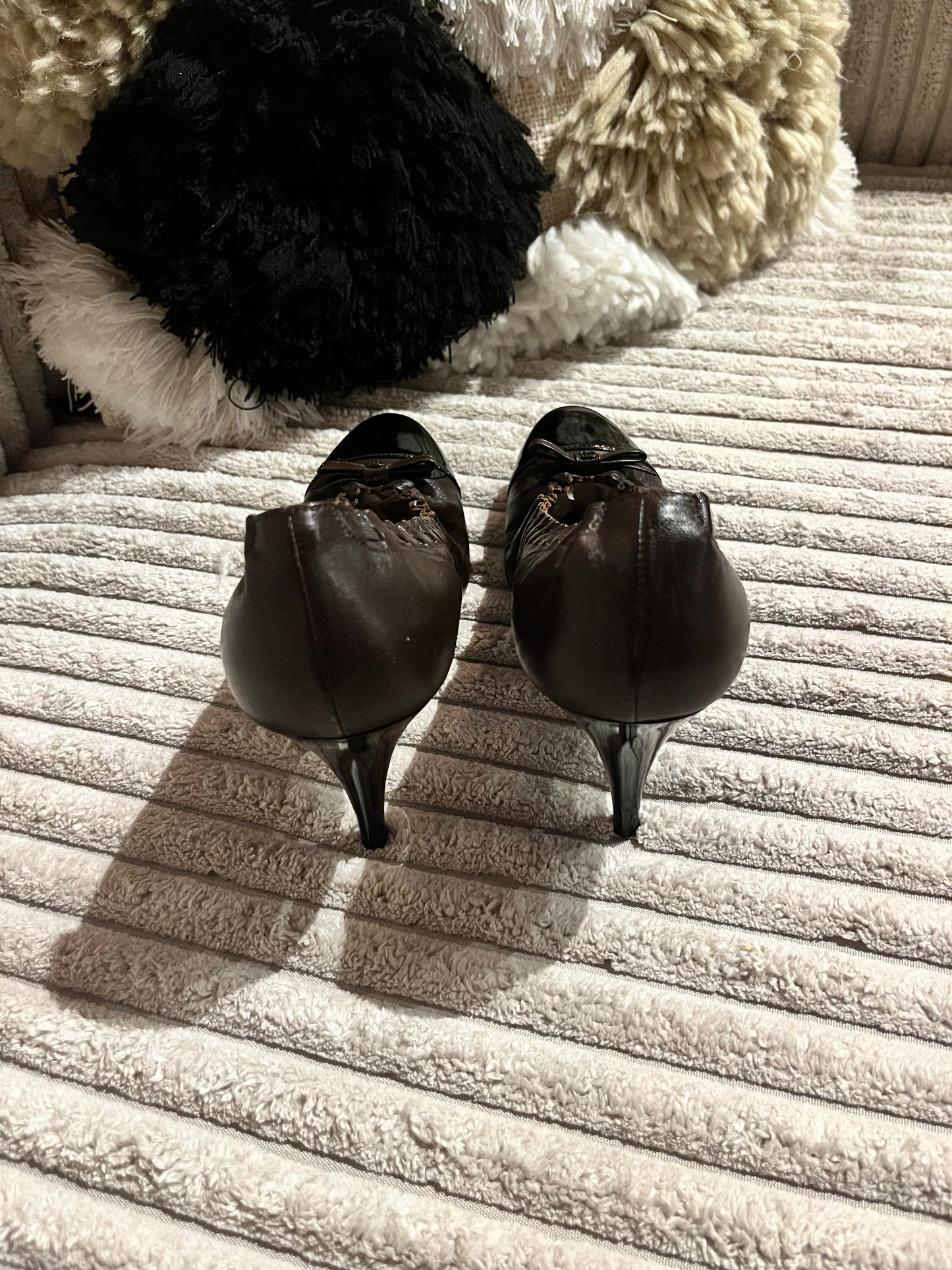 Chanel - Cambon heels med elastisk fod og CC logo