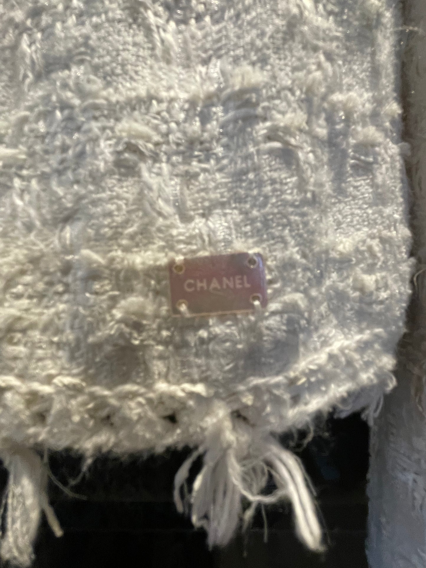 Chanel jakke - hvid - Vintage - 38