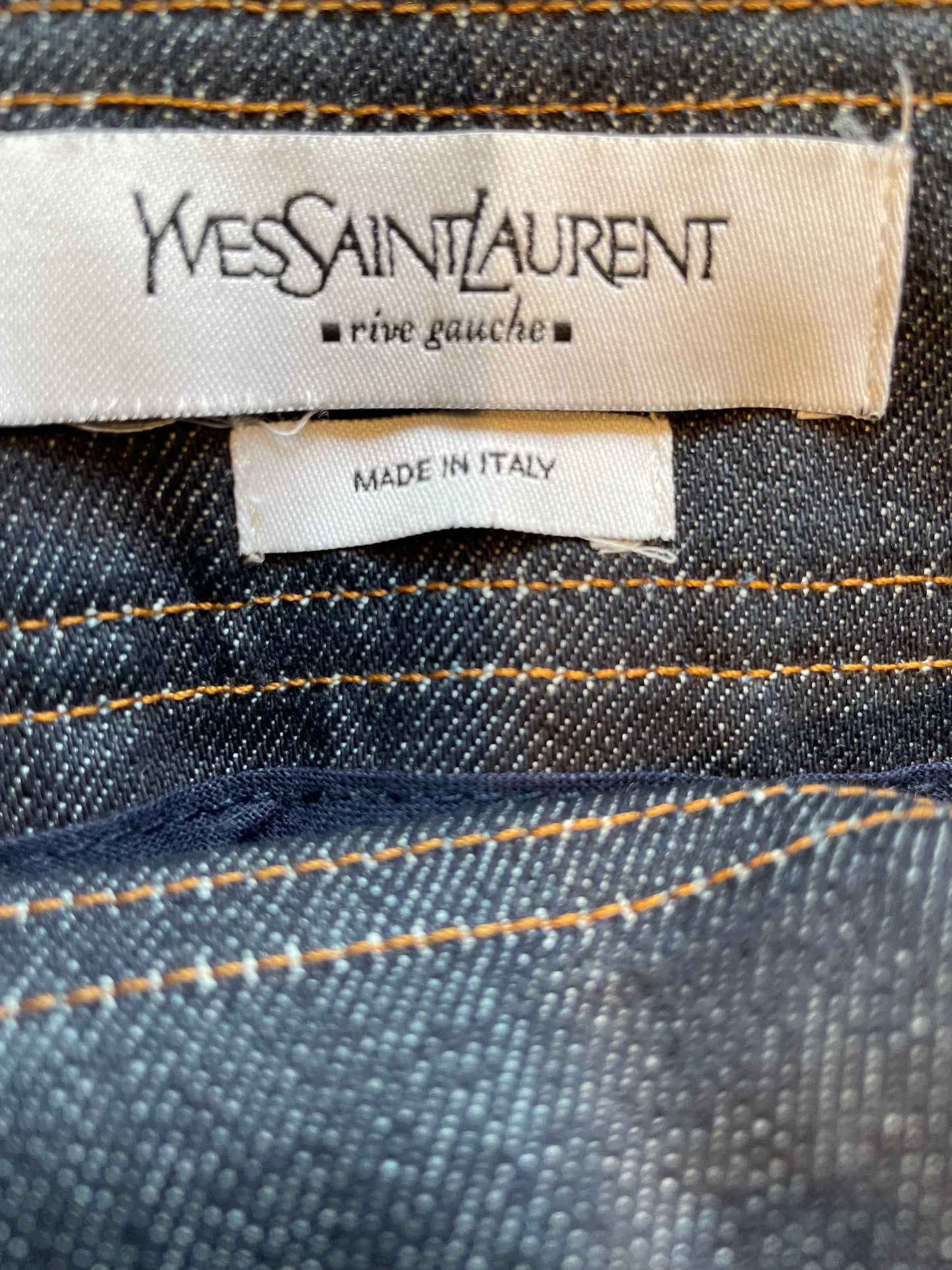 Yves Saint Laurent - nederdel - denim