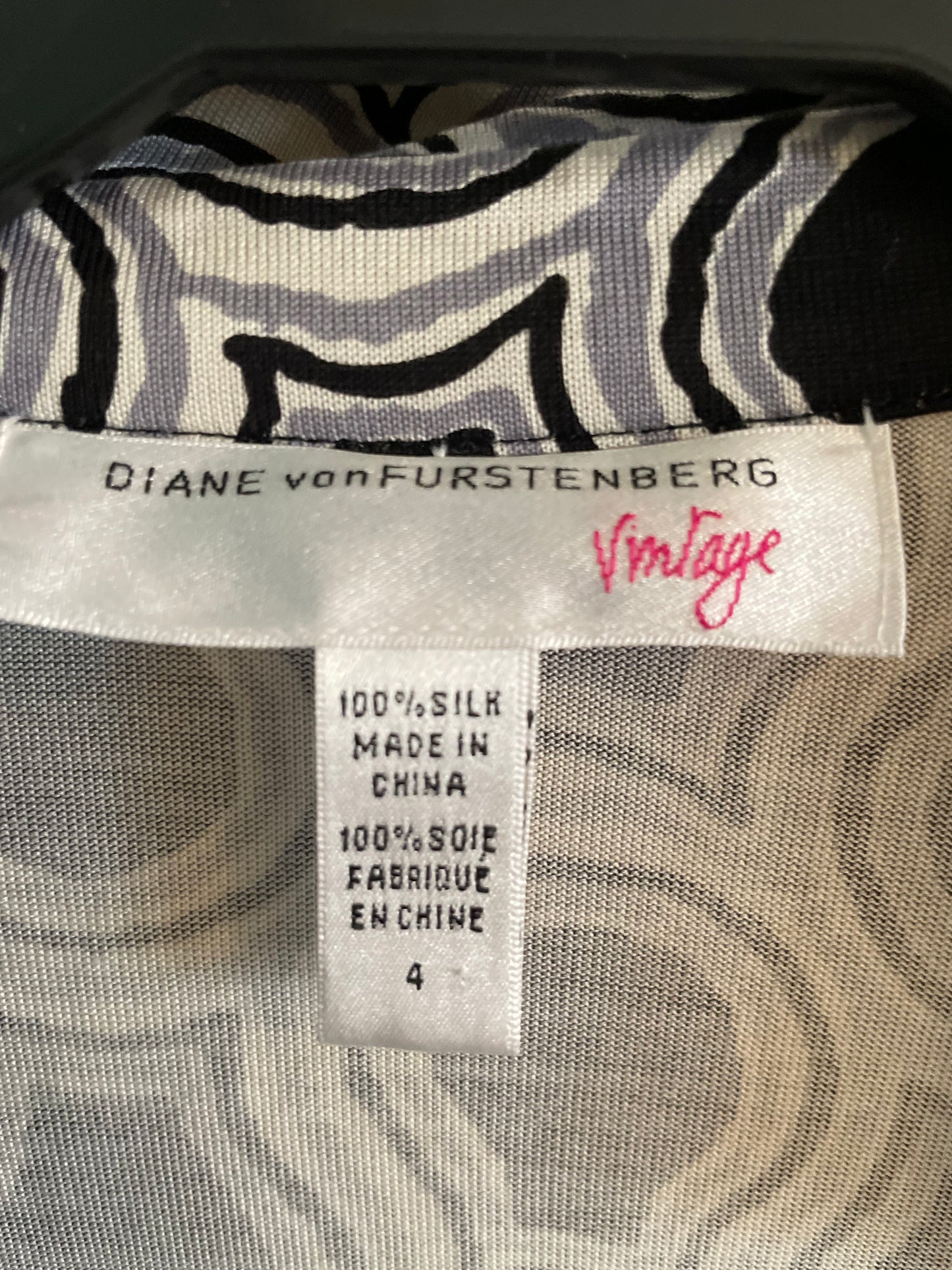 Slå-om-Kjole af kraftig silke - Diane von Furstenberg