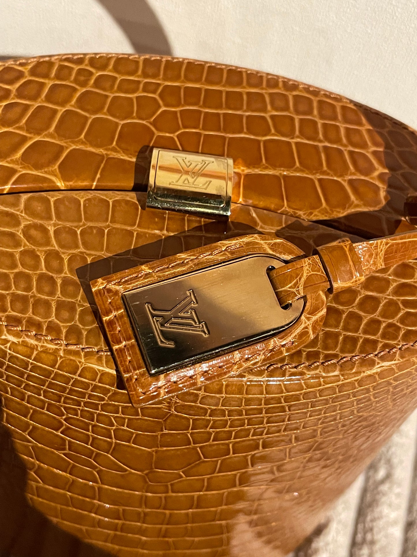 Louis Vuitton - Tophandle - ægte alligator