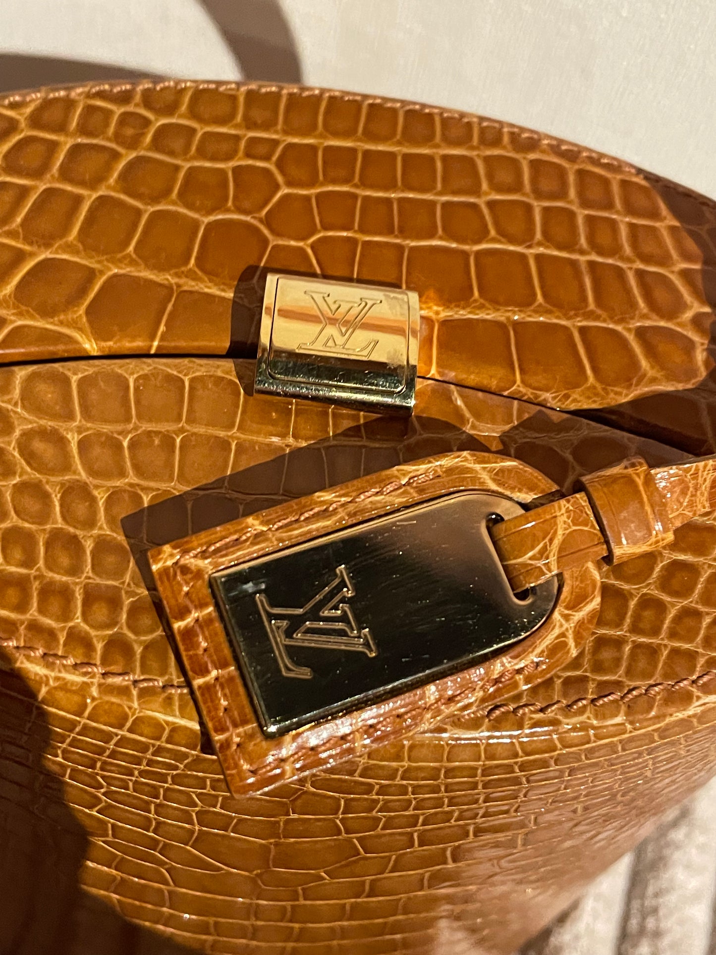 Louis Vuitton - Tophandle - ægte alligator