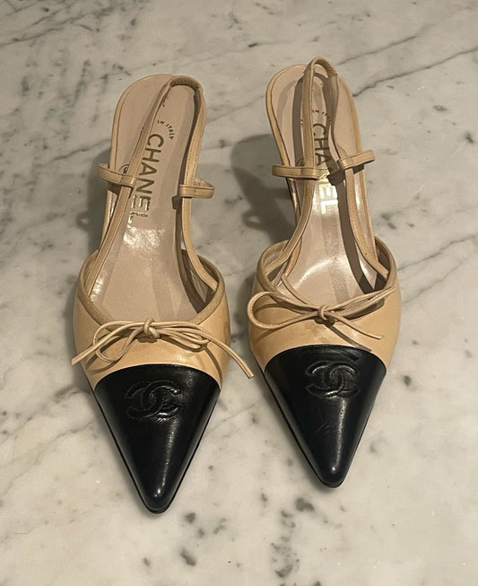 Chanel slingbacks - klassisk look