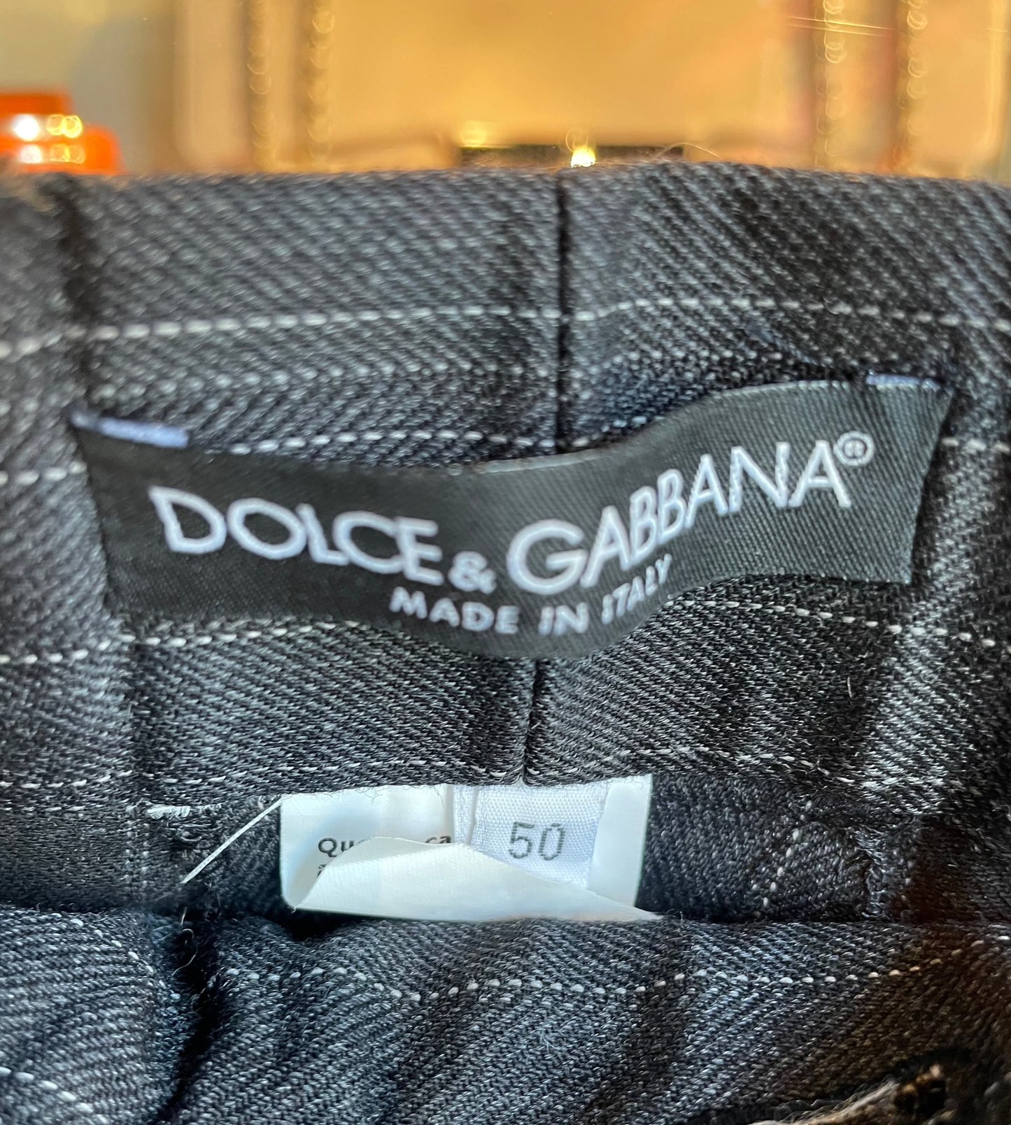 Dolce & Gabbana - Tailored pinstripe virgin wool bukser - Vintage for HIM