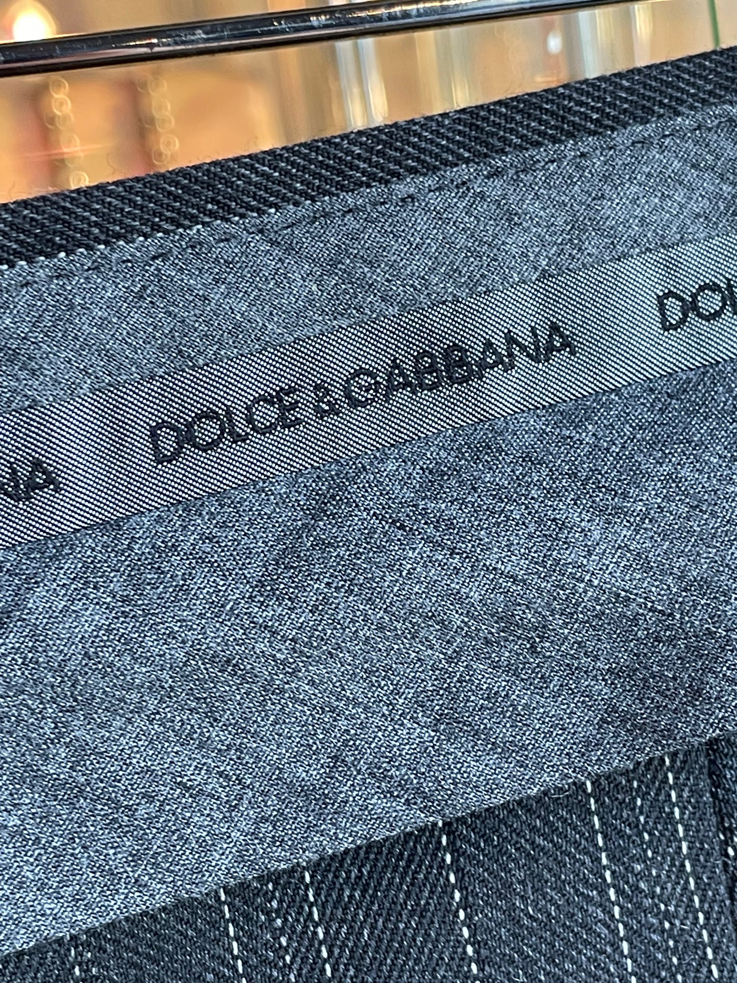 Dolce & Gabbana - Tailored pinstripe virgin wool bukser - Vintage for HIM