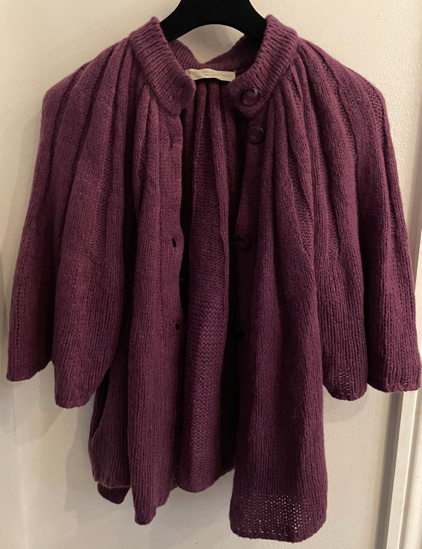 Cardigan - Stella McCartney - 3/4 ærmer - Dyb syren