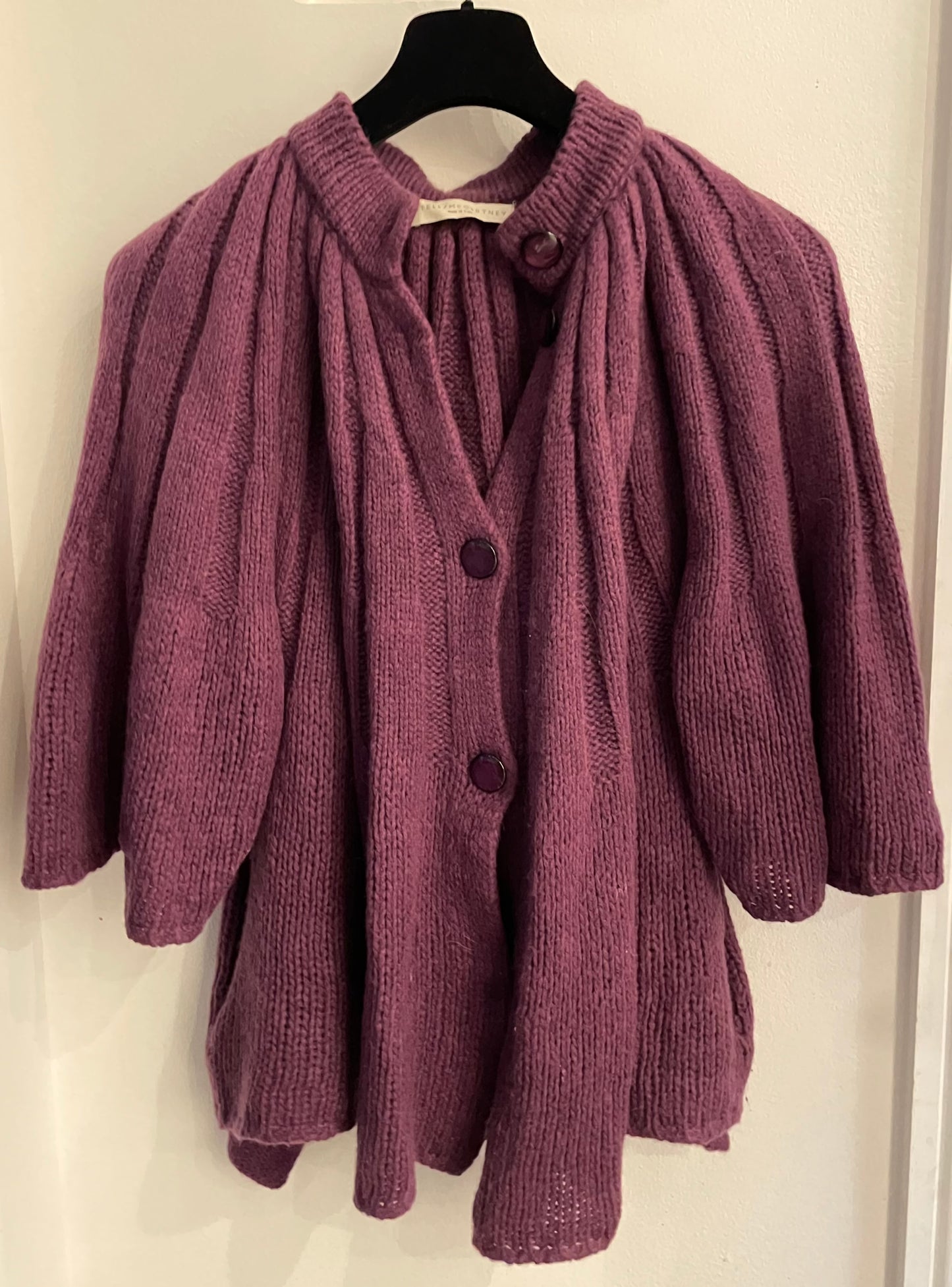 Cardigan - Stella McCartney - 3/4 ærmer - Dyb syren