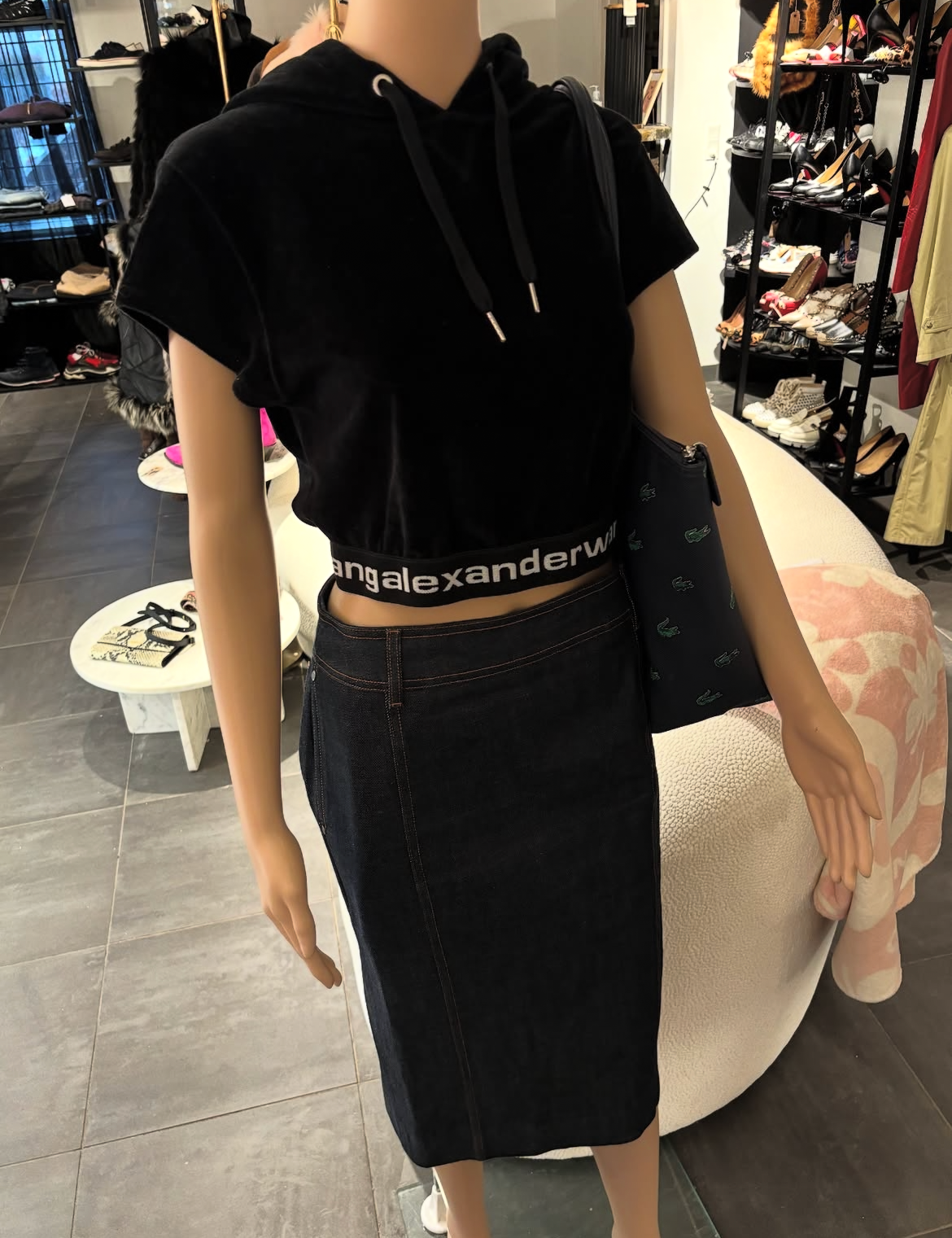 Alexander Wang cropped top - S/M